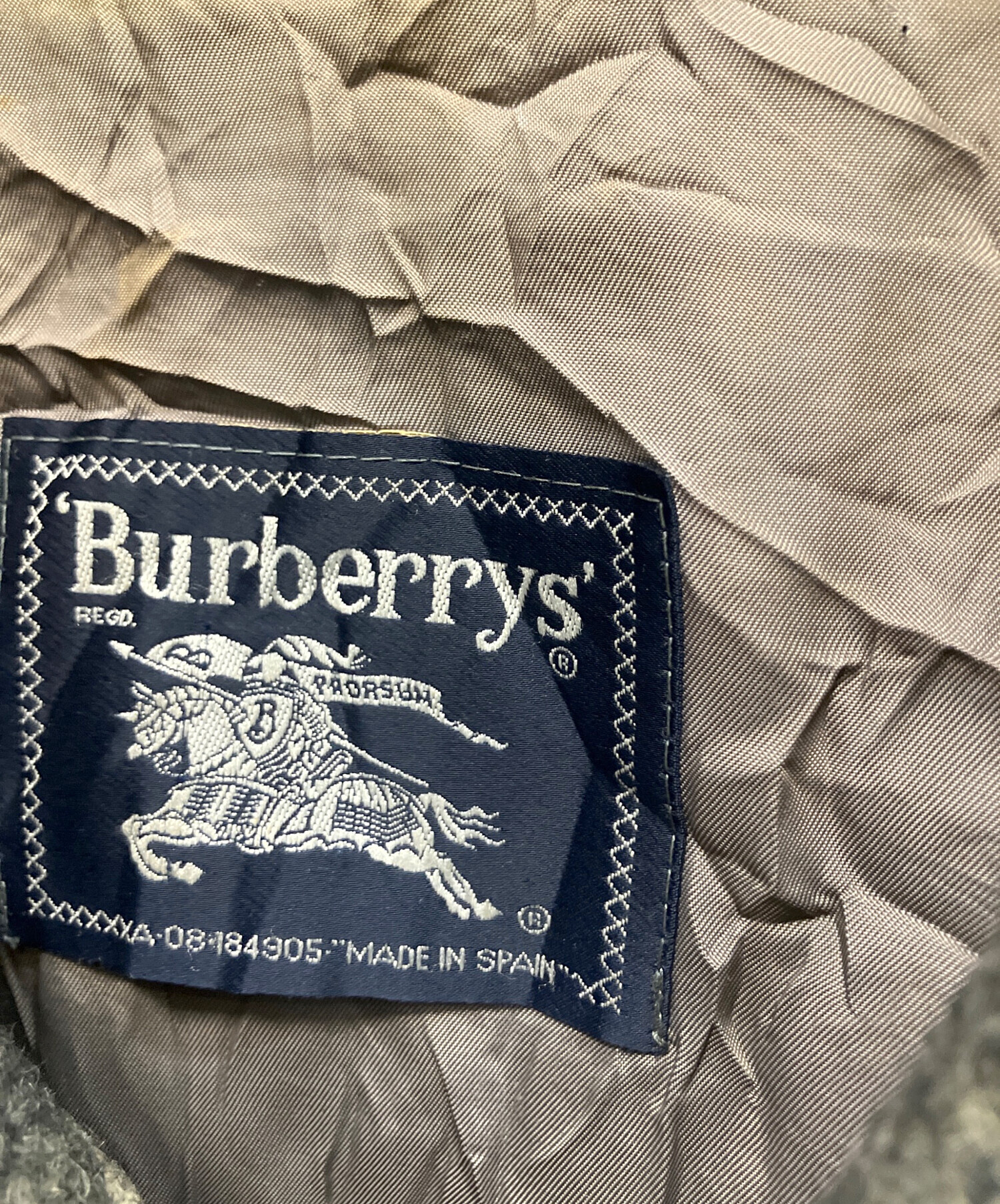 中古・古着通販】Burberry's (バーバリー) ウールコート グレー サイズ