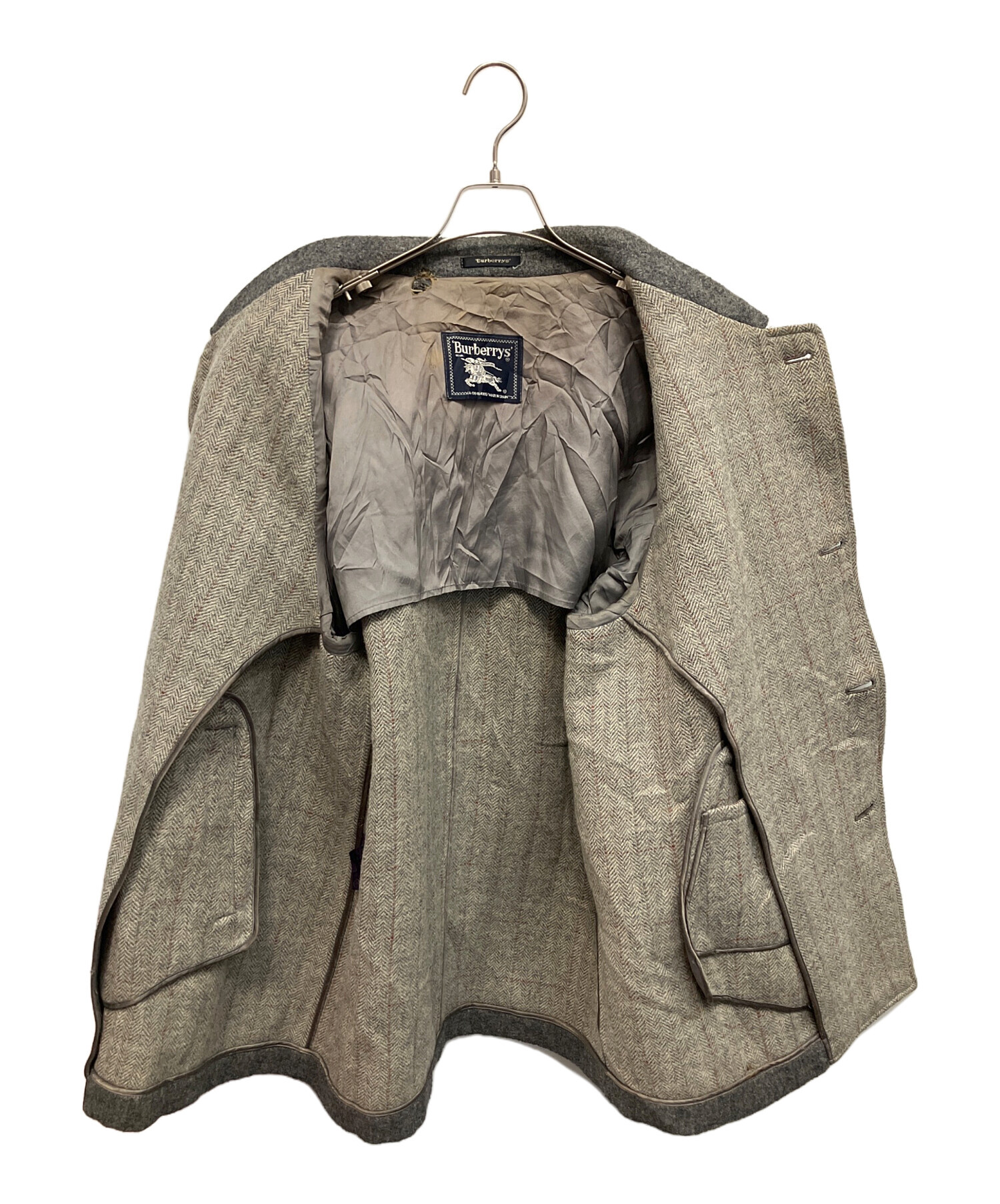 中古・古着通販】Burberry's (バーバリー) ウールコート グレー サイズ