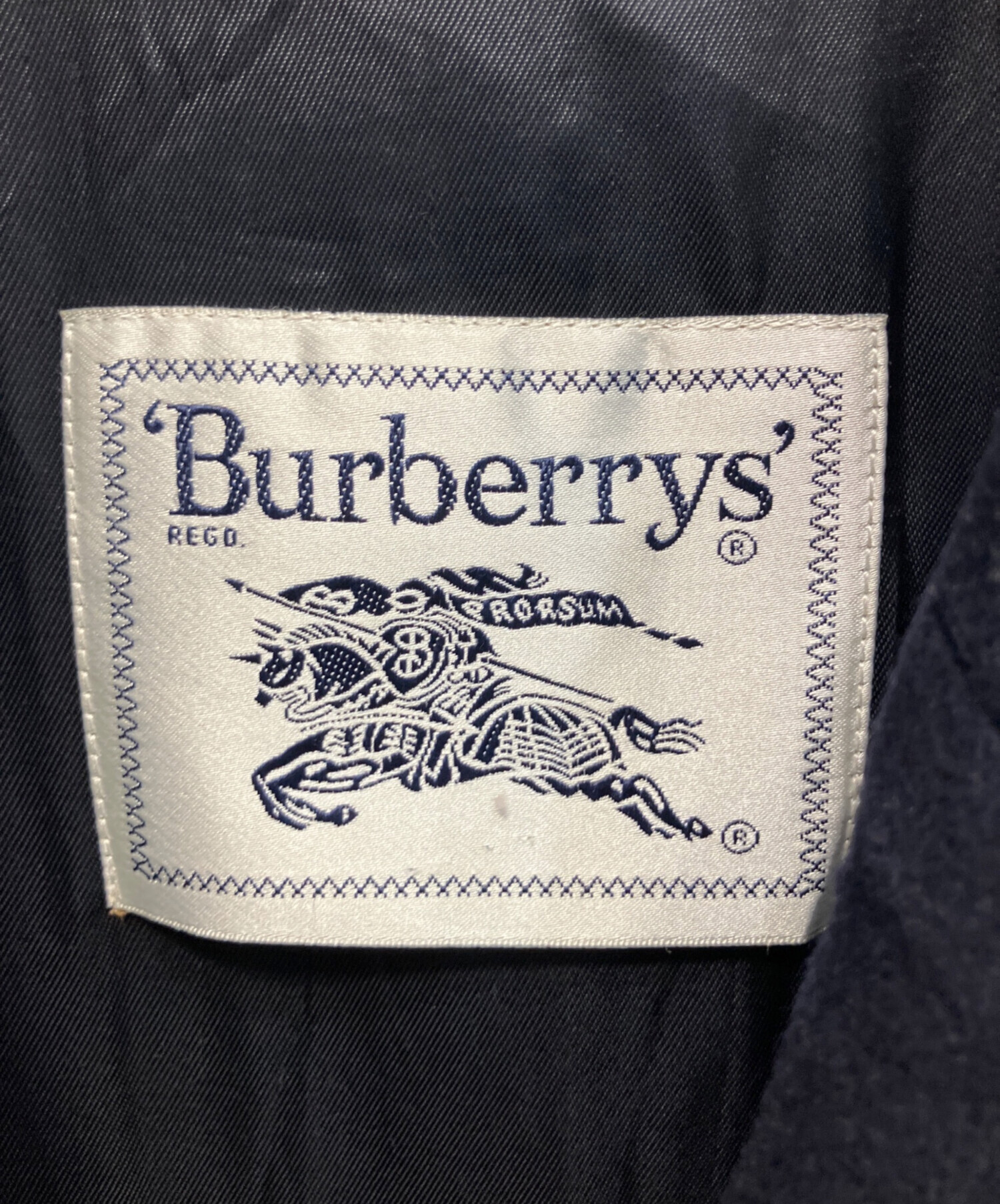 中古・古着通販】Burberry's (バーバリー) 90s ウールコート ネイビー