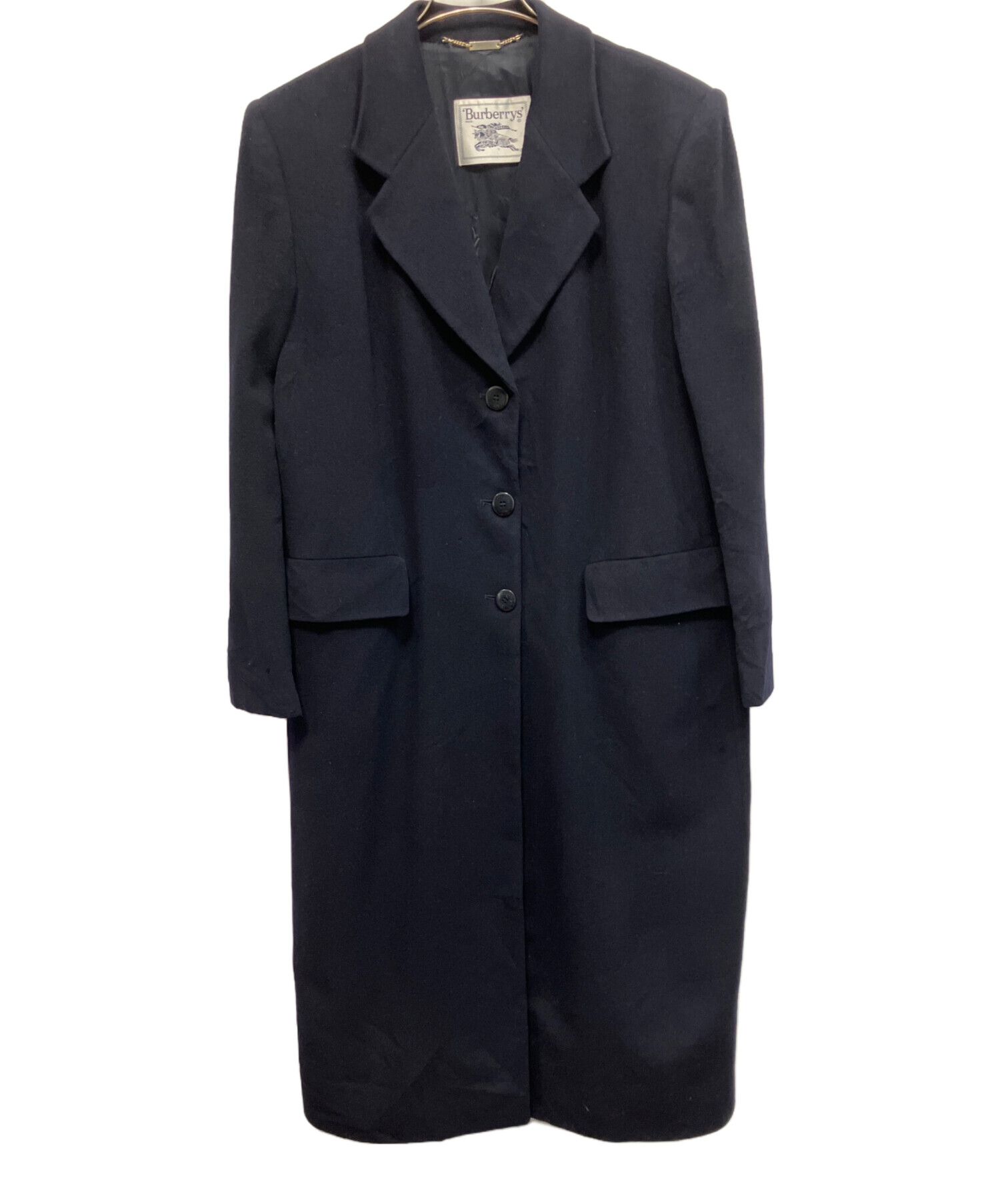 中古・古着通販】Burberry's (バーバリー) 90s ウールコート ネイビー