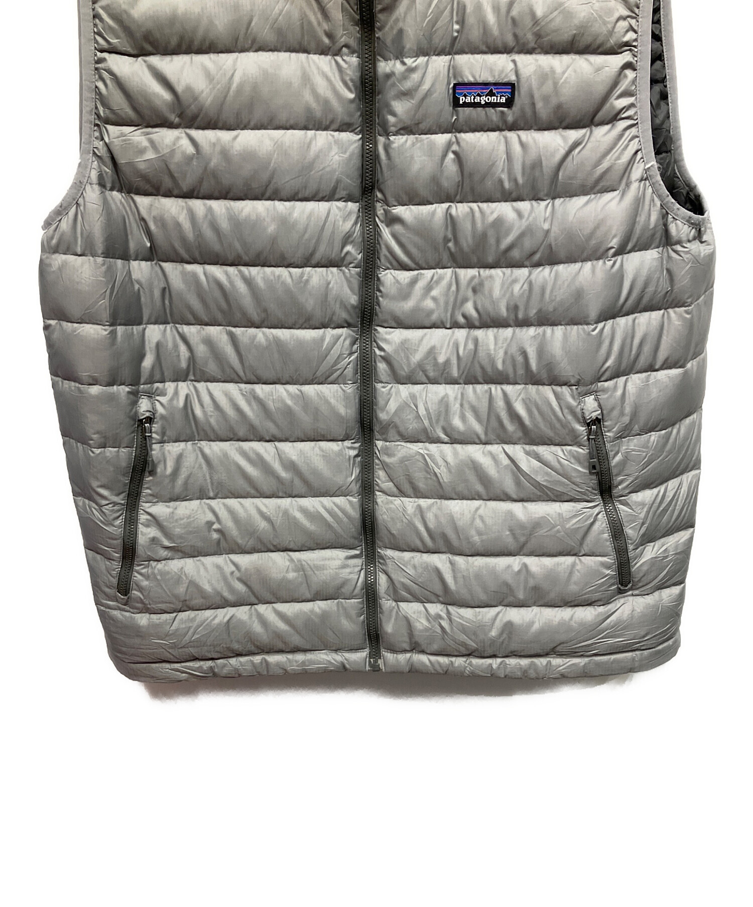 価格交渉可、期間限定patagonia ダウンベスト Mサイズ グレー タグはS