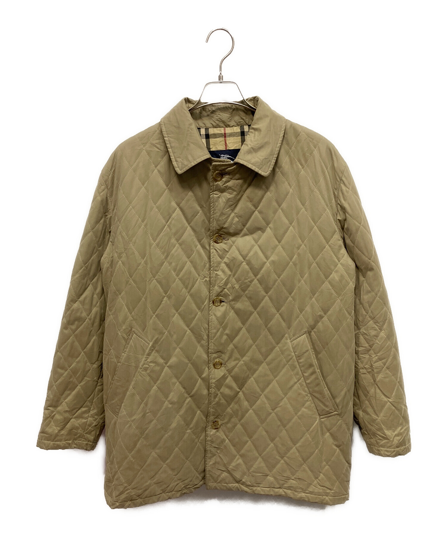 週末お値下げ　バーバリーキルティングコート 中古・古着通販】BURBERRY (バーバリー) キルティングコート カーキ
