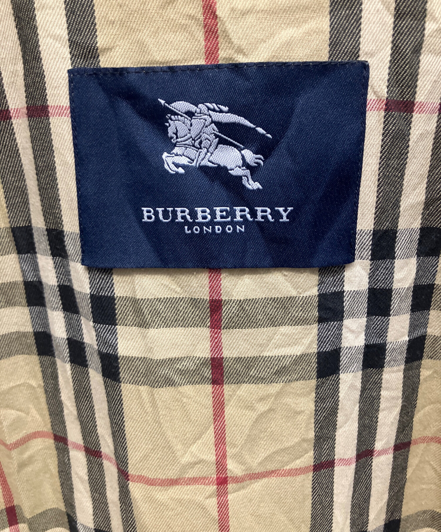 中古・古着通販】BURBERRY (バーバリー) キルティングコート カーキ