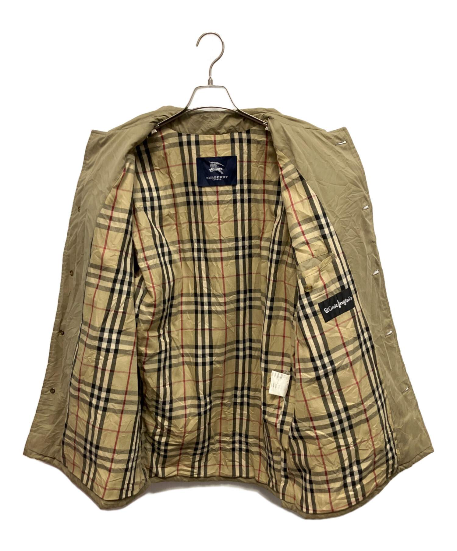 値下げ中！BURBERRY☆キルティングコート☆４Y（104cm） 中古・古着通販】BURBERRY (バーバリー) キルティングコート カーキ