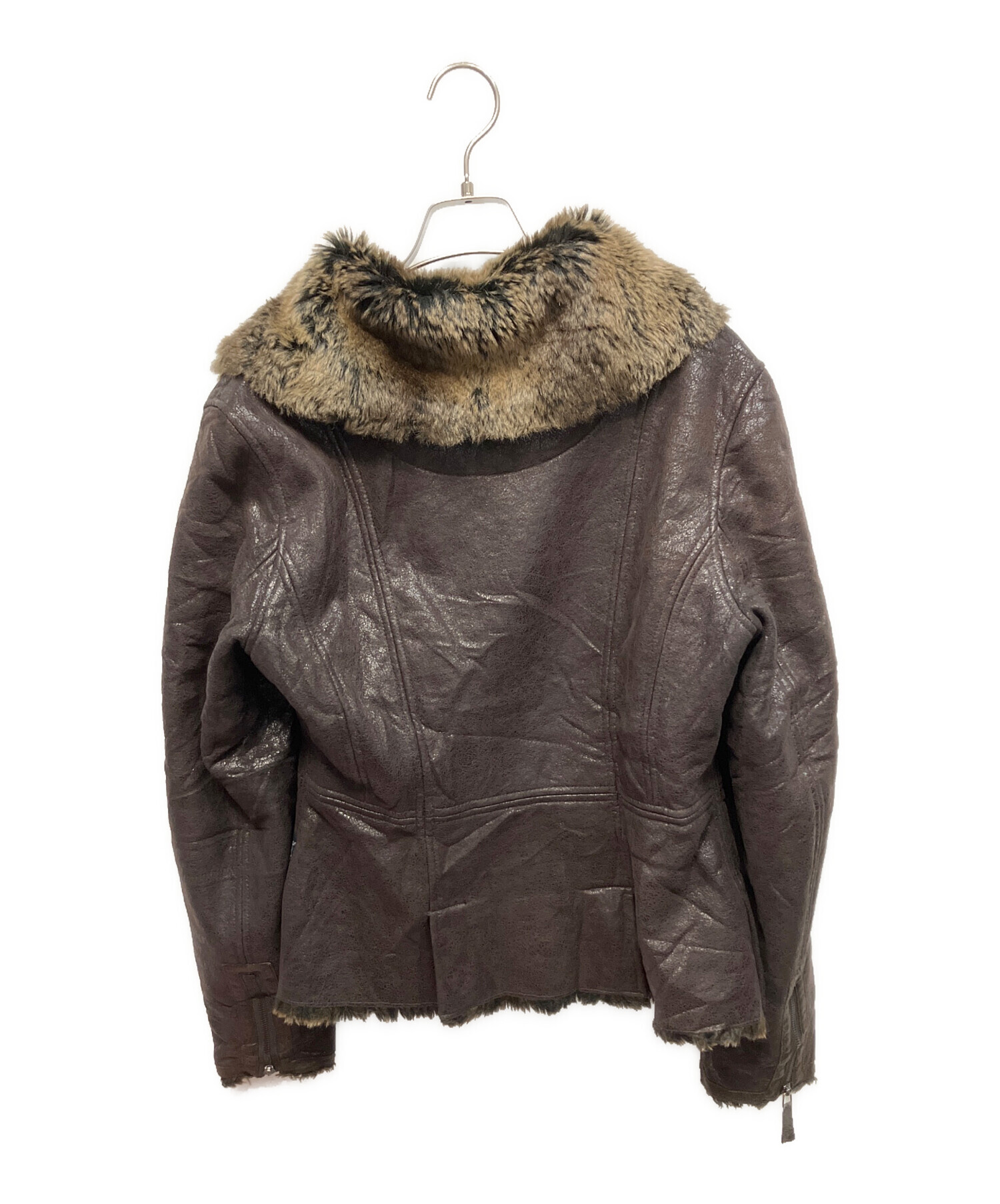 ARMANI JEANS アルマーニジーンズ　レザー　カーコート　革ジャン　レア 中古・古着通販】ARMANI JEANS (アルマーニジーンズ) レザージャケット