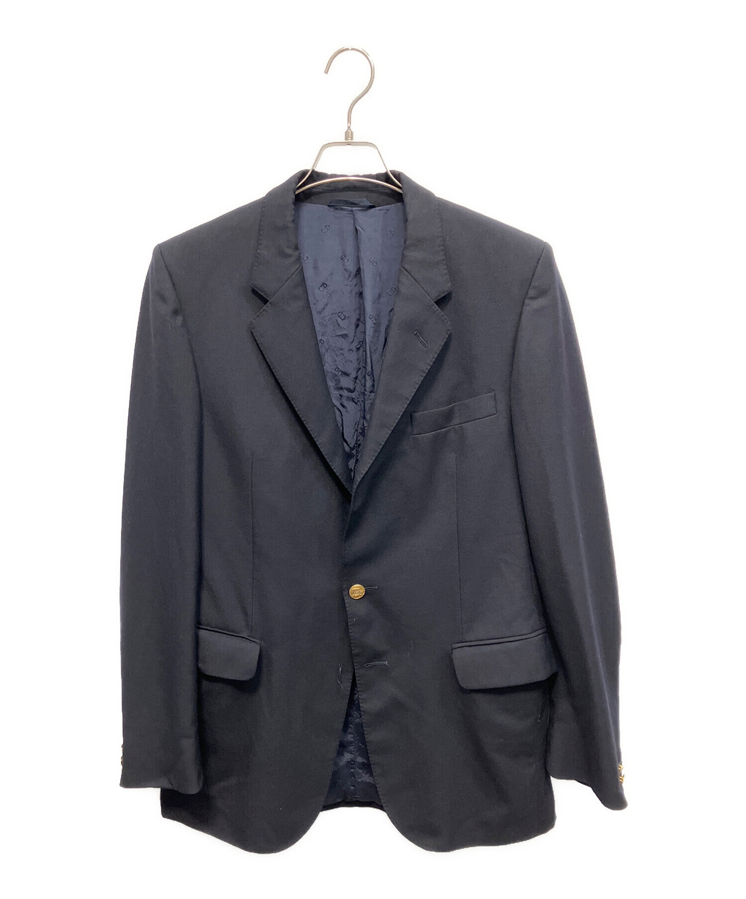 Dior マドモワゼル　ディオール　ネイビー テーラードジャケット S 絹 中古・古着通販】Christian Dior (クリスチャン ディオール