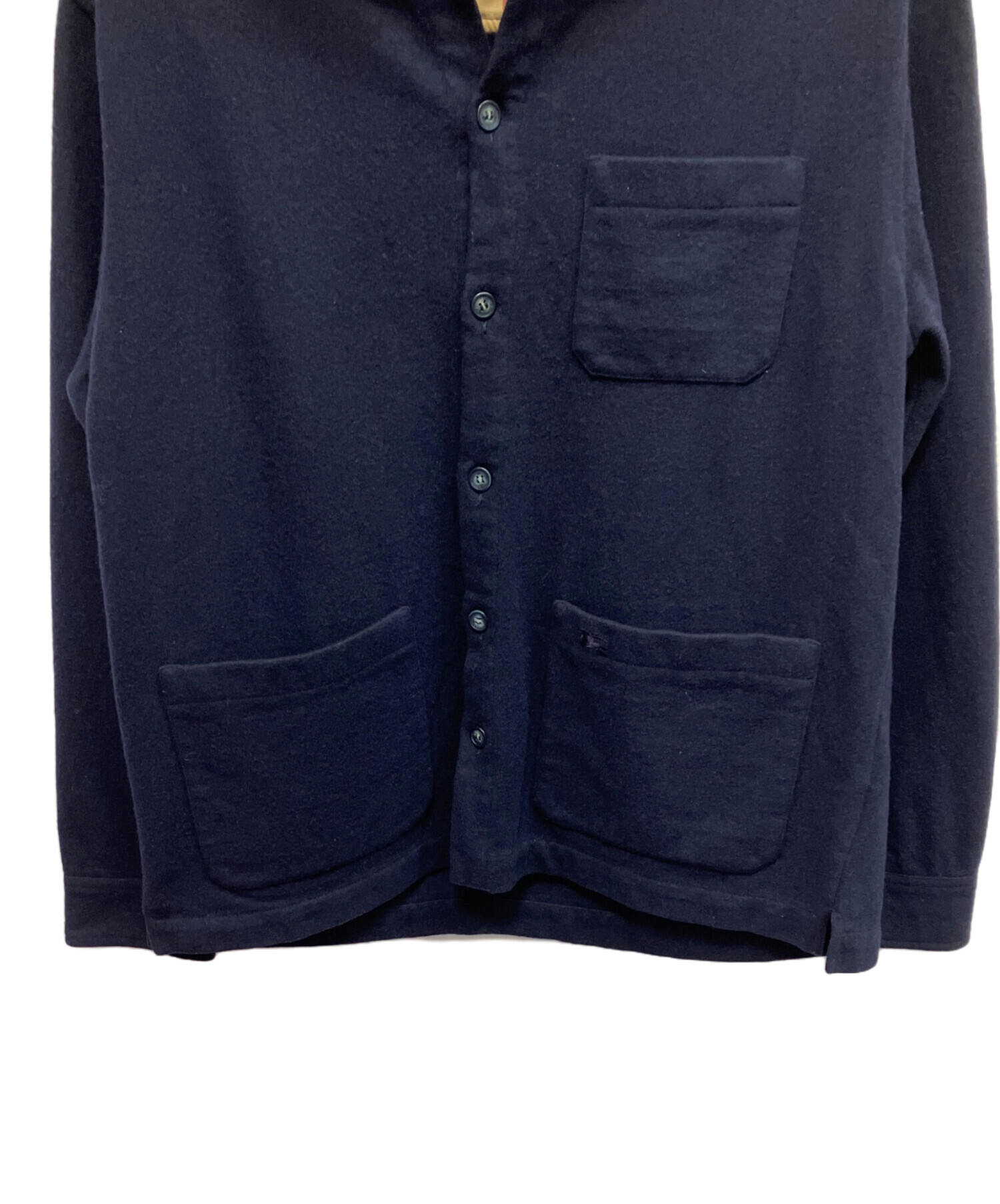 BURBERRY ウールコート ネイビー　6Y 中古・古着通販】BURBERRY (バーバリー) ウールコート ネイビー サイズ