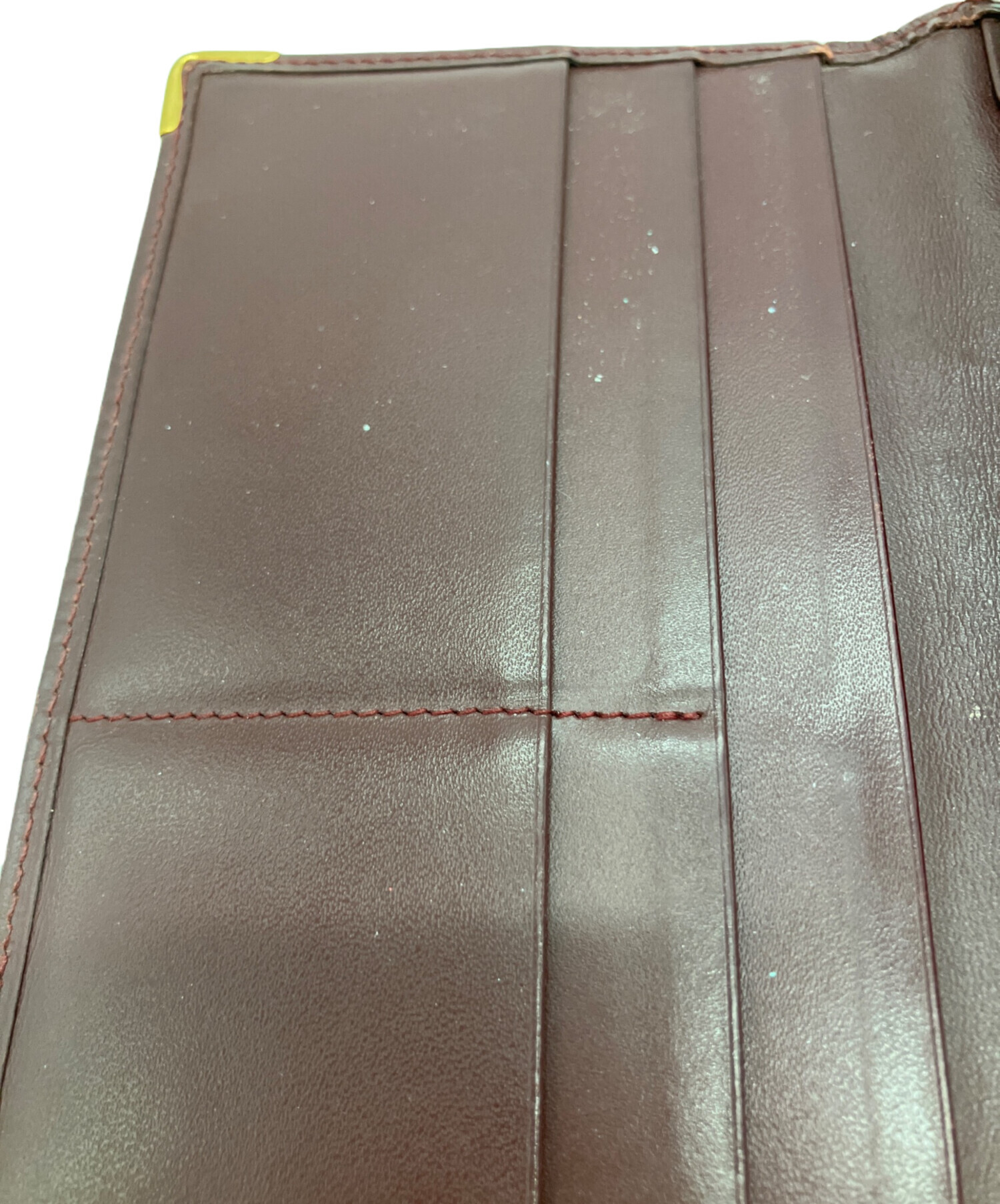 中古・古着通販】Cartier (カルティエ) 2つ折り財布 ブラウン