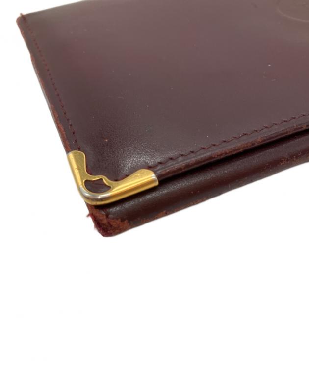 中古・古着通販】Cartier (カルティエ) 2つ折り財布 ブラウン
