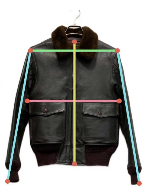 中古・古着通販】BUZZ RICKSON'S (バズリクソンズ) やぎ革 G-1レザー