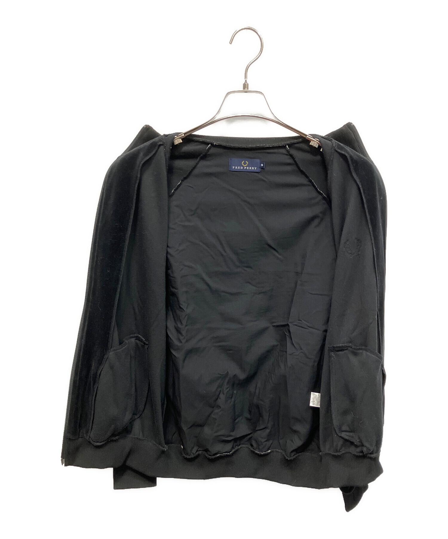 【希少】 古着　Fred Perry ベロア　トラックジャケット 中古・古着通販】FRED PERRY (フレッドペリー) 背面刺繍ベロアトラック