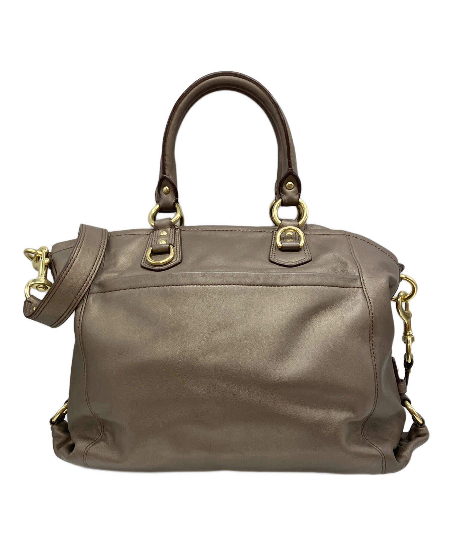 コーチレザーバッグ美中古品 中古・古着通販】COACH (コーチ) アシュレイ サッチェル レザーバッグ
