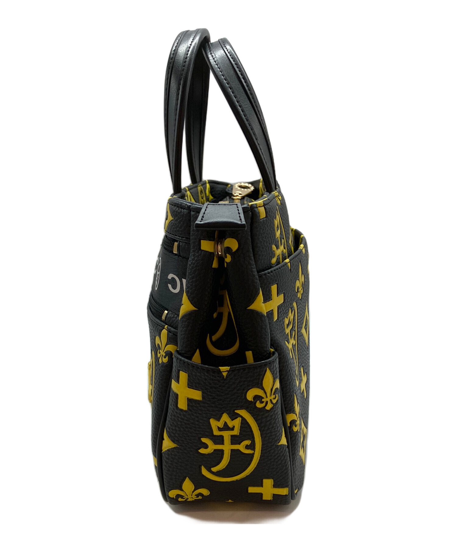 外観美品CASTELBAJAC カステルバジャック ハンドバッグ ゴールド金具 中古・古着通販】CASTELBAJAC (カステルバジャック) ハンドバッグ
