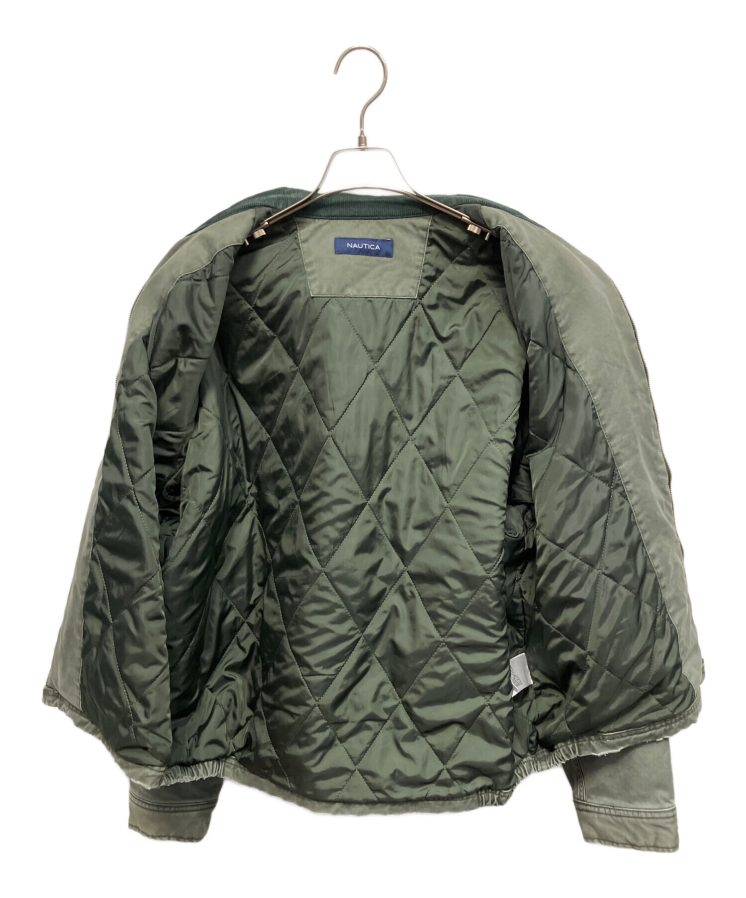 【新品タグ付】NAUTICA/ノーティカ　ジップブルゾン　オリーブカーキ 中古・古着通販】NAUTICA (ノーティカ) ガーメント ダイ チノ ジップ