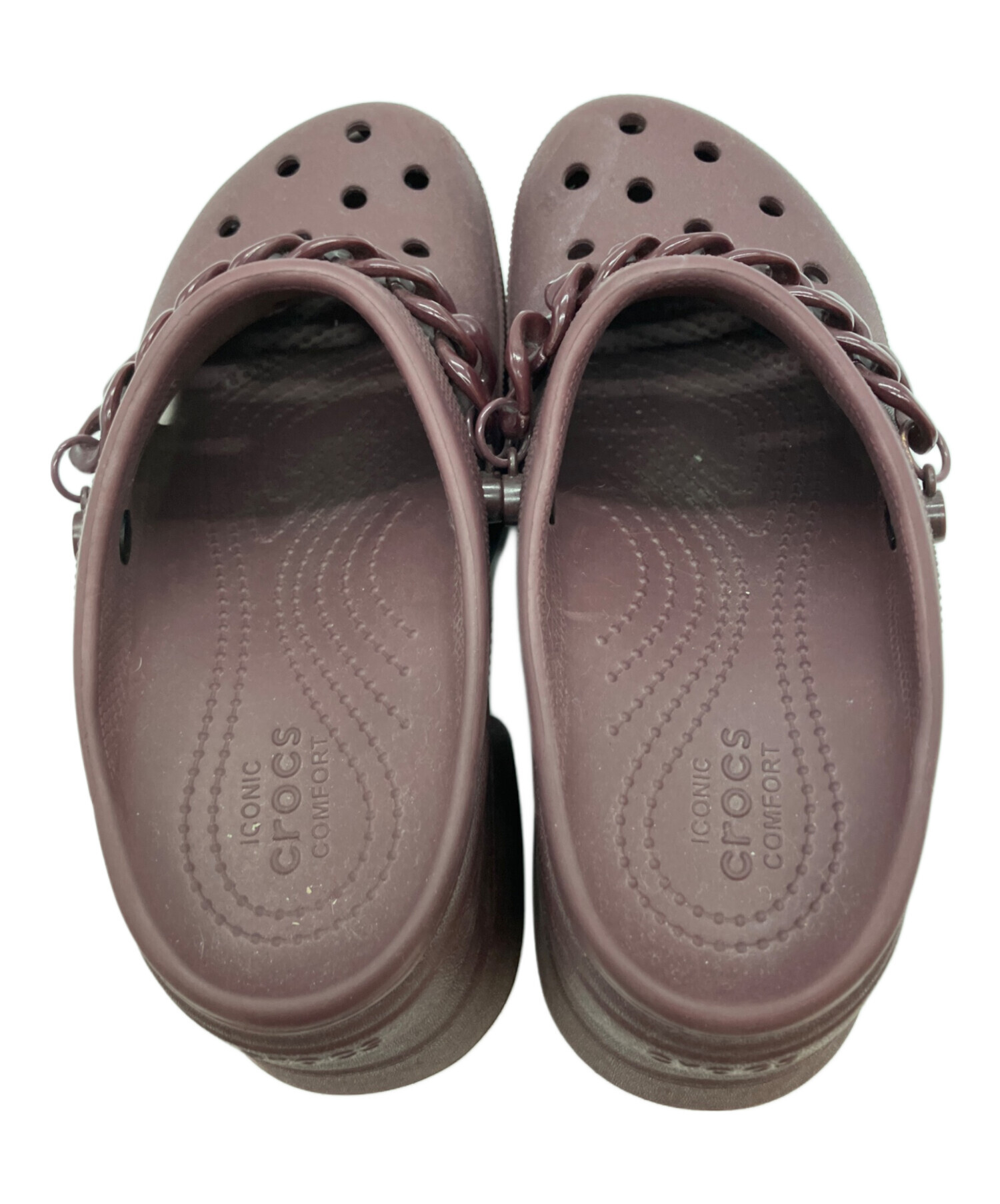 中古・古着通販】crocs (クロックス) サイレンチェーンクロッグ