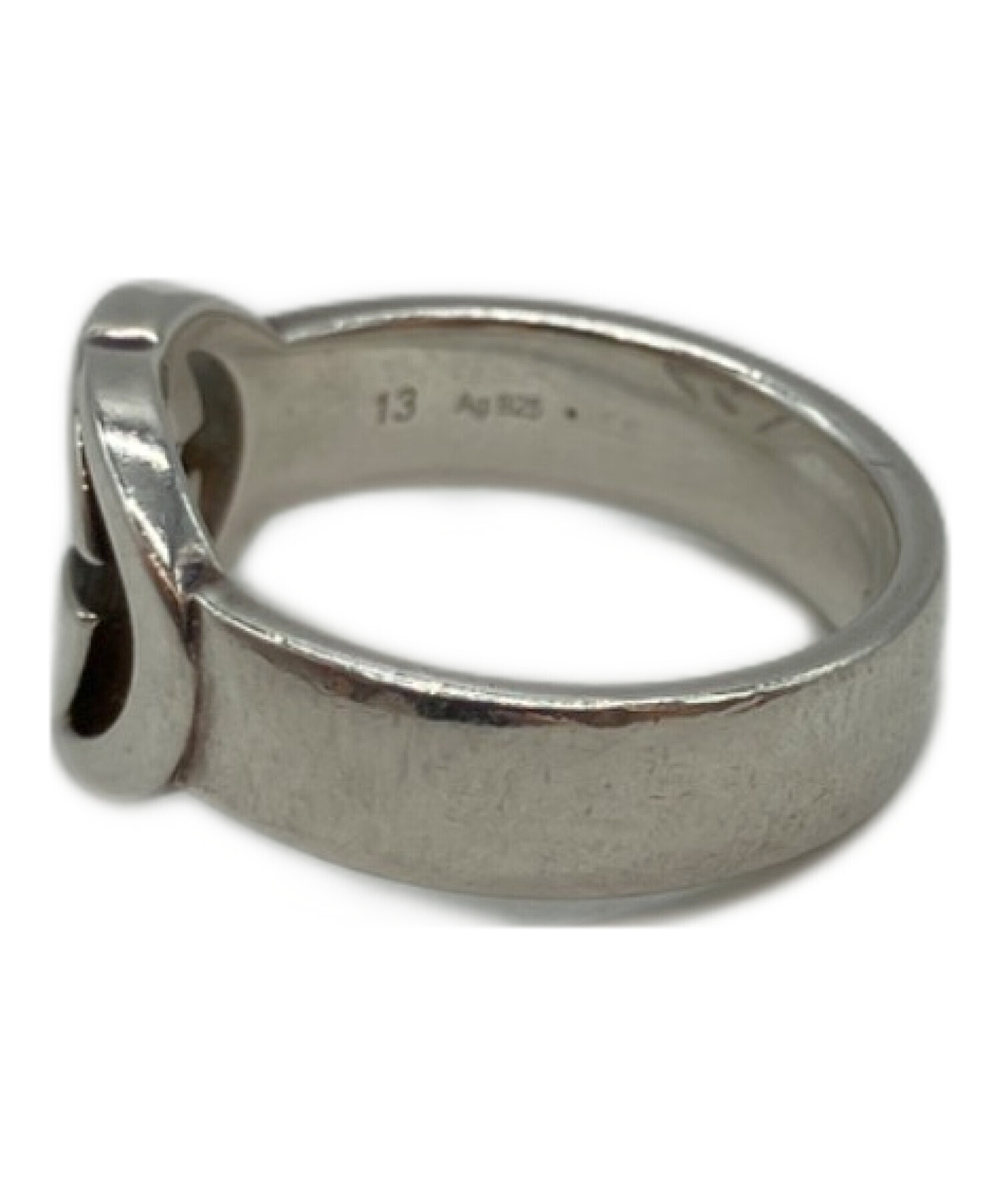 中古・古着通販】GUCCI (グッチ) インターロッキングGシルバーリング