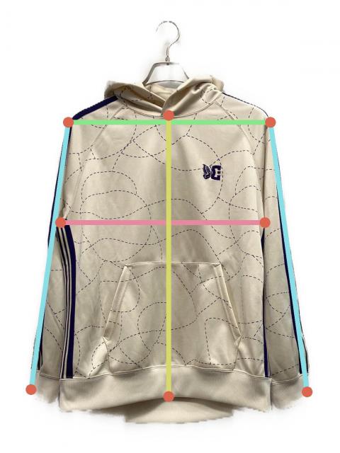 Needles x DC SHOES ニードルス ディーシーシューズ 23AW 別注 日本製 Track Hoody - Poly Smooth / Printed トラックフーディー MR608 L BLACK ジャージー プルオーバーパーカー トップス【中古】【Needles × DC SHOES】 NEEDLES ニードルズ x DC SHOES Track Hoody - Poly Smooth / Printed