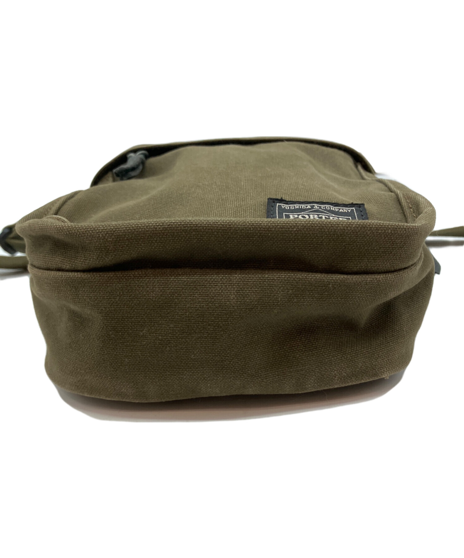 ポーター ビート ショルダーバッグ グリーン 中古・古着通販】PORTER (ポーター) BEAT ショルダーバッグ グリーン