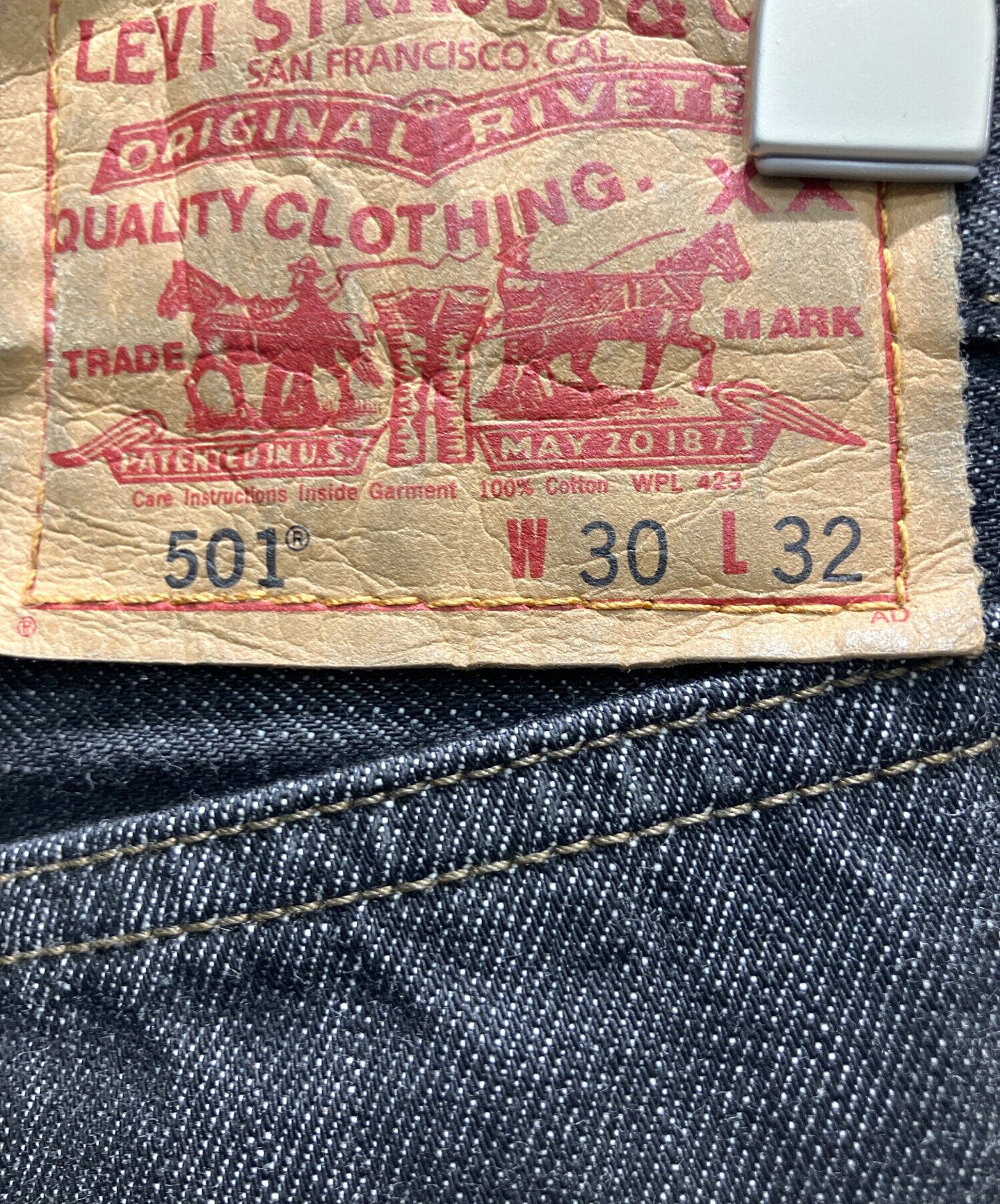 中古・古着通販】LEVI'S (リーバイス) 00s 先染め デニムパンツ