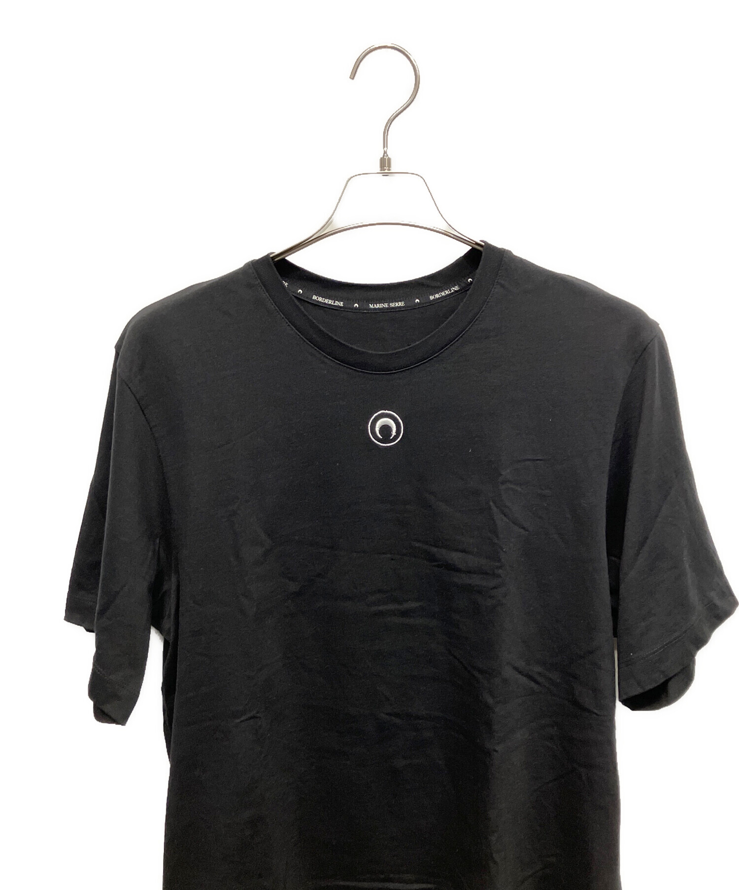 MARINE SERRE マリーンセル タンクトップ S 黒 【古着】【中古】 中古・古着通販】MARINE SERRE (マリーンセル) Tシャツ ブラック
