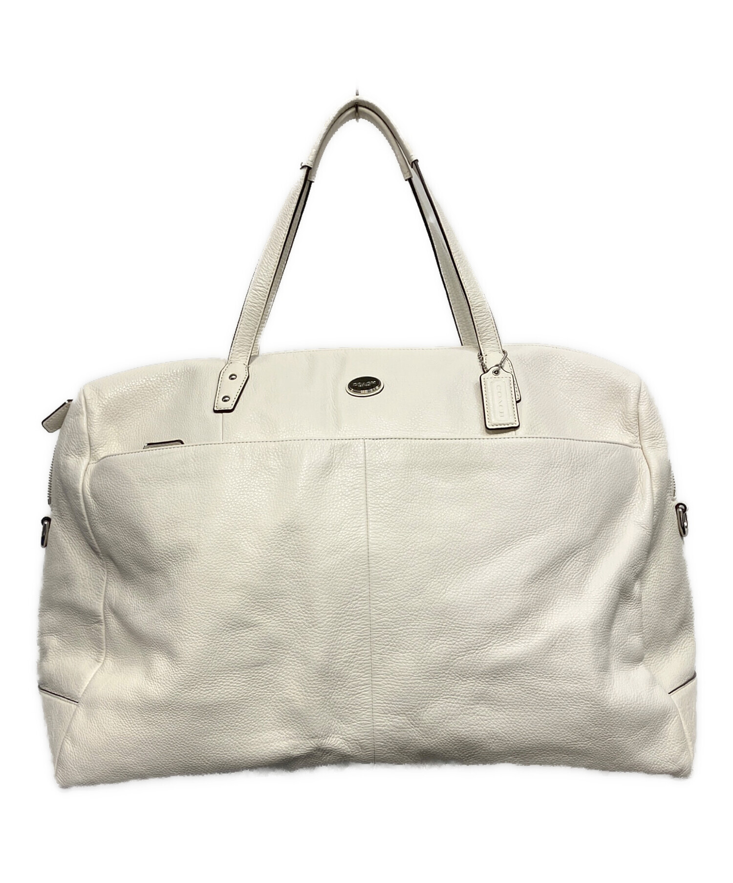 中古・古着通販】COACH (コーチ) 2WAYボストンバッグ ホワイト