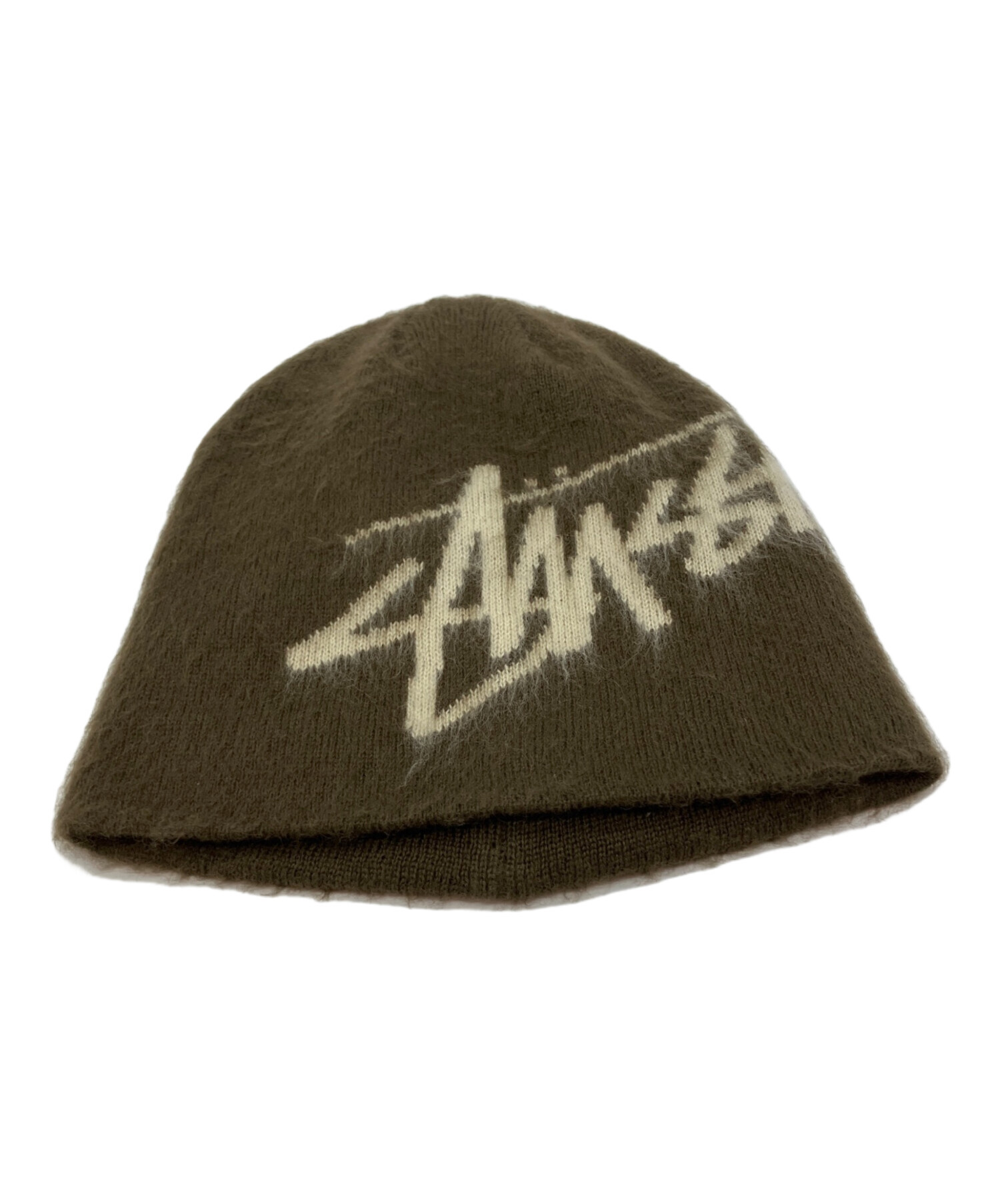 中古・古着通販】stussy (ステューシー) BRUSHED OUT STOCK SKULLCAP