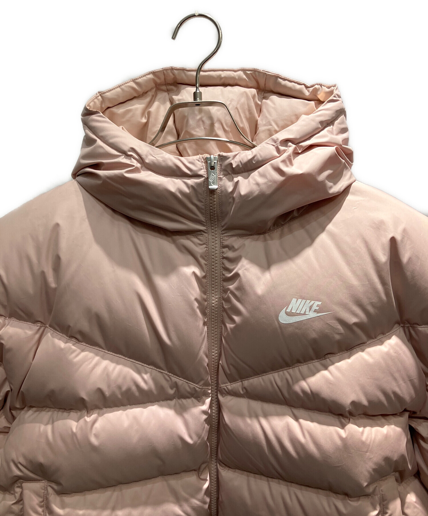 中古・古着通販】NIKE (ナイキ) ダウンジャケット ピンク サイズ:XL