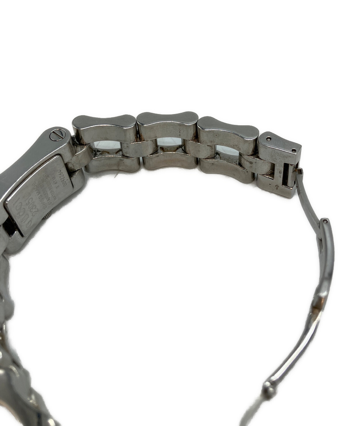 中古・古着通販】GUCCI (グッチ) クォーツ SSブレスレット 0092264