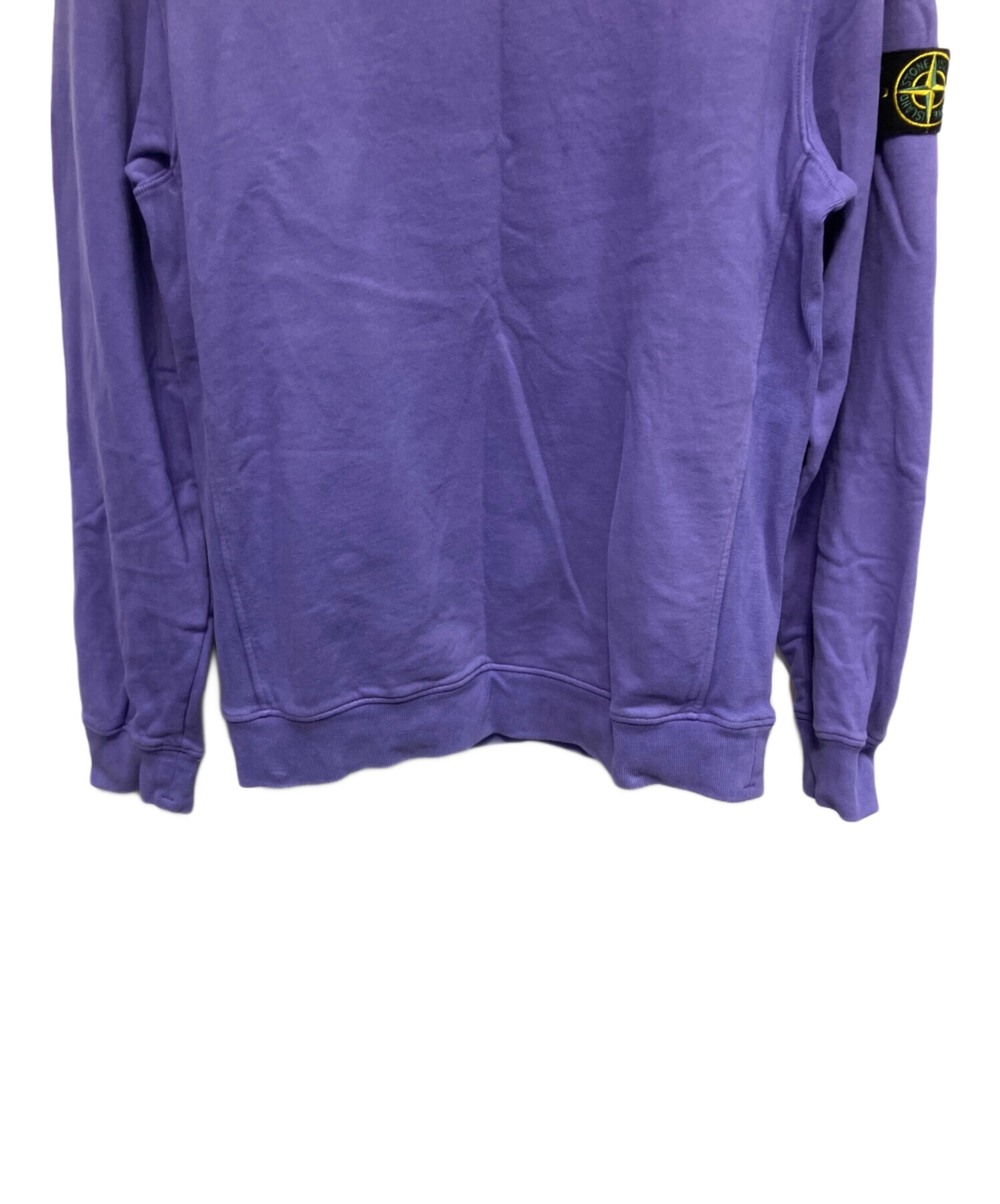 stone island 確実正規品 御殿場アウトレット購入 スウェット 紫 