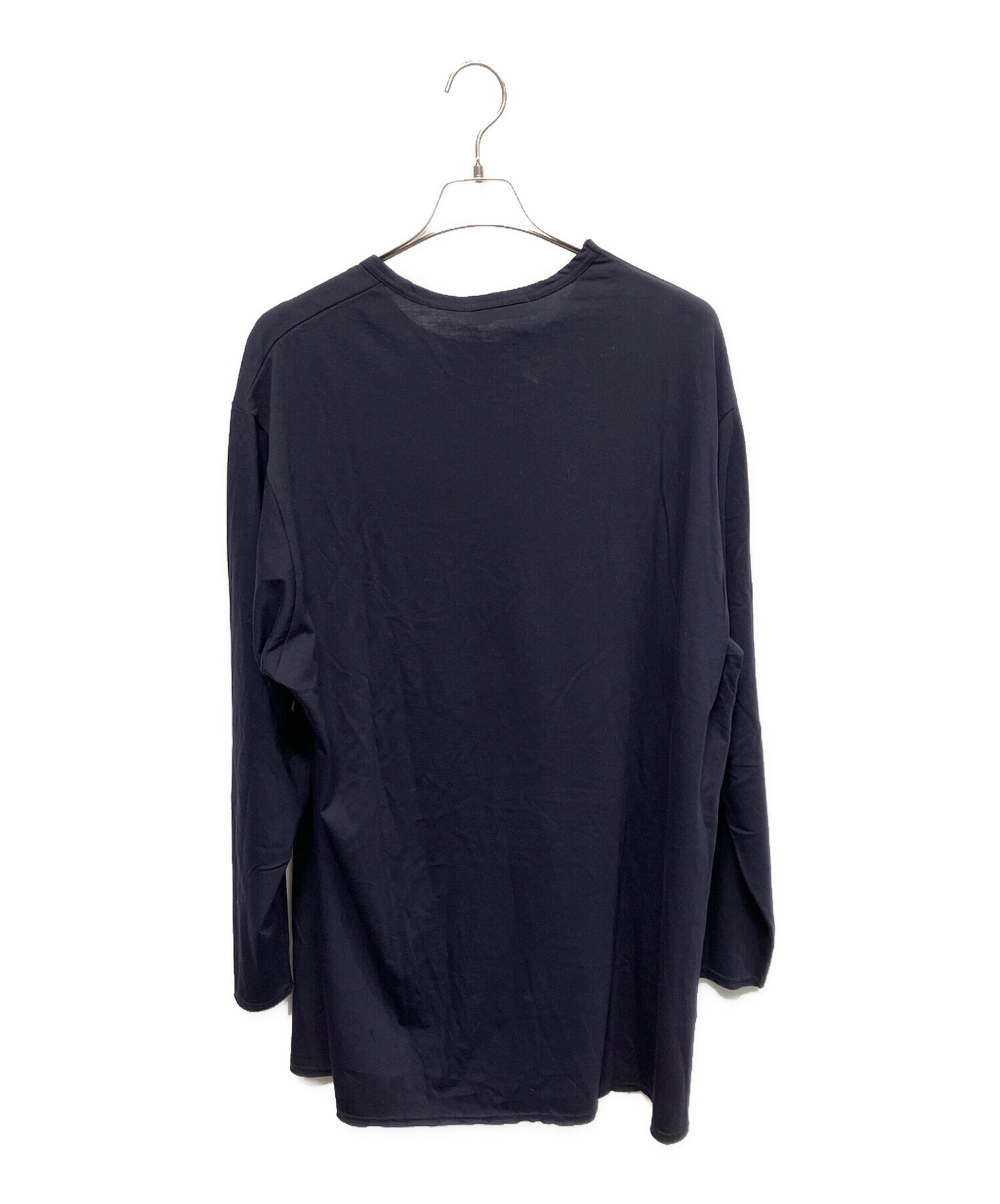 YOHJI YAMAMOTO ヨウジヤマモト Tシャツ・カットソー S 白 【古着】【中古】【送料無料】 中古・古着通販】YOHJI YAMAMOTO (ヨウジヤマモト) WOOL MIX SINGLE