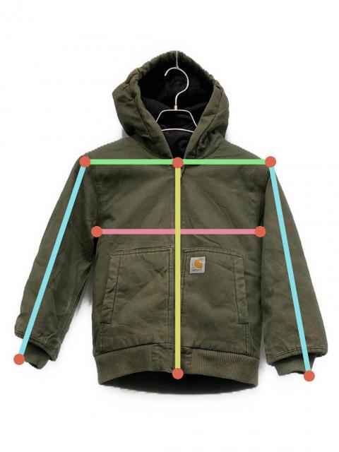 中古・古着通販】CarHartt (カーハート) アクティブジャケット カーキ
