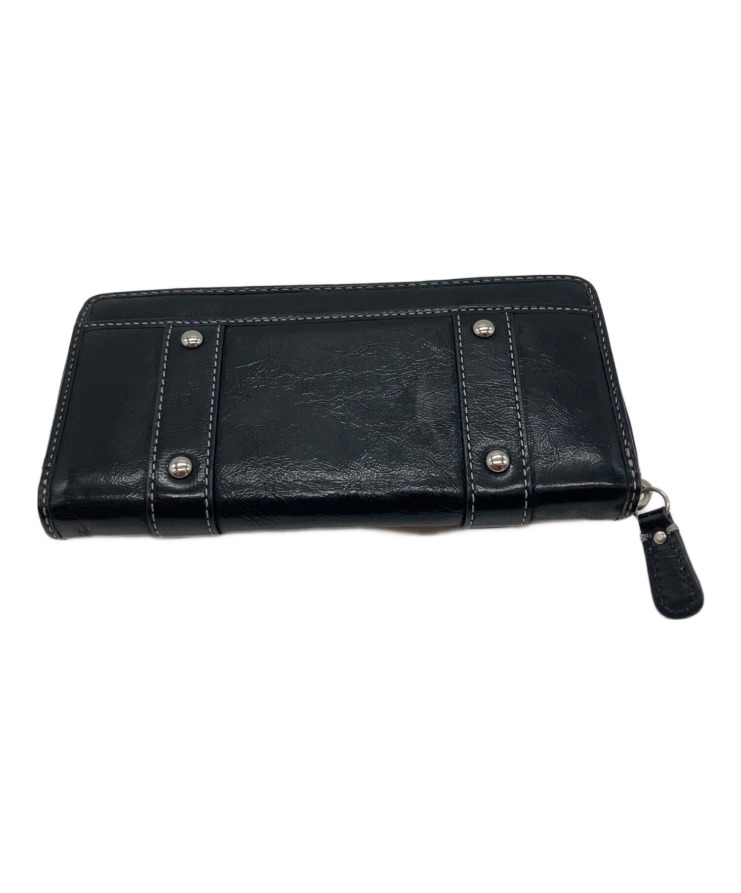 中古・古着通販】COACH (コーチ) 長財布 ブラック｜ブランド・古着通販