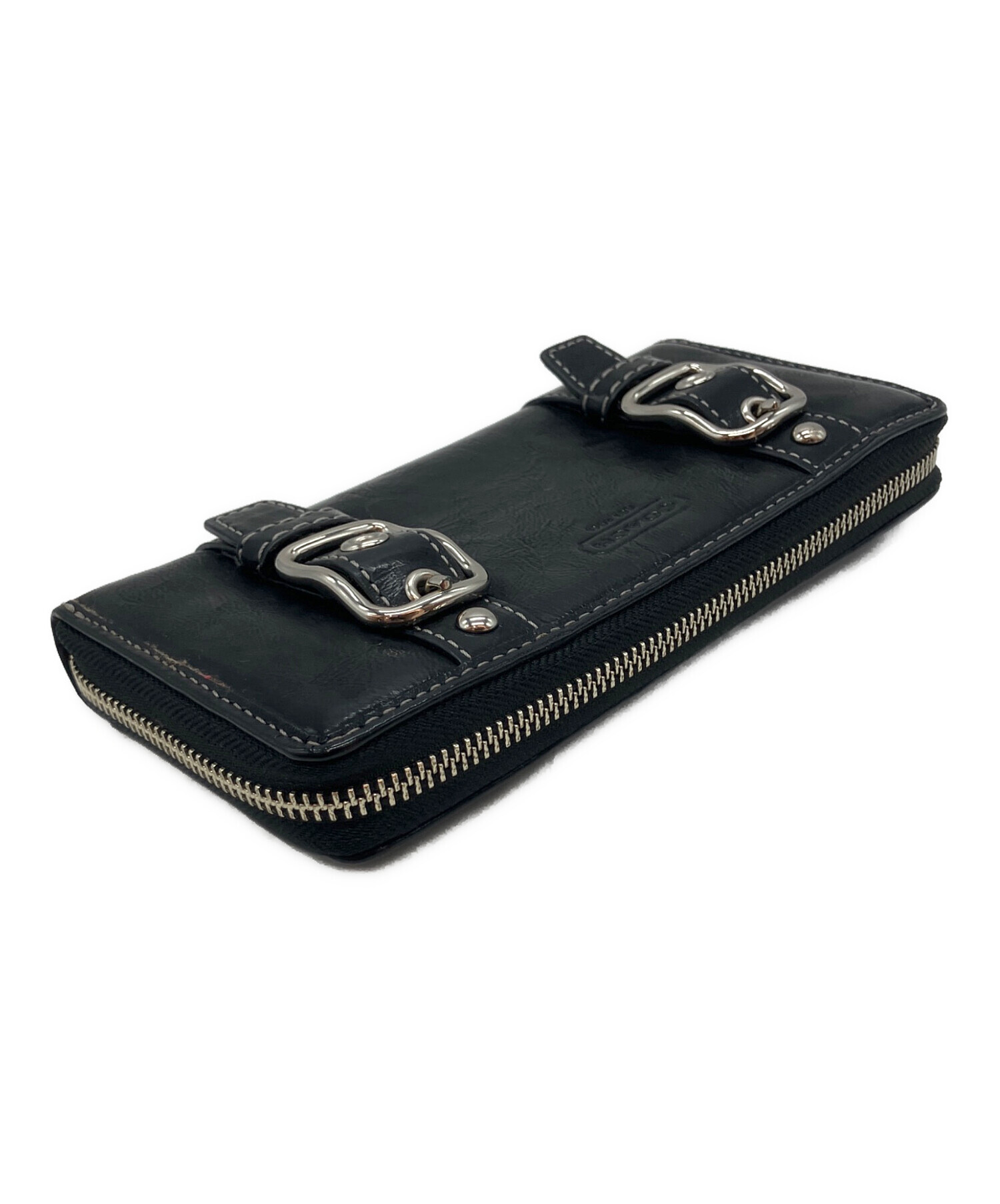 中古・古着通販】COACH (コーチ) 長財布 ブラック｜ブランド・古着通販
