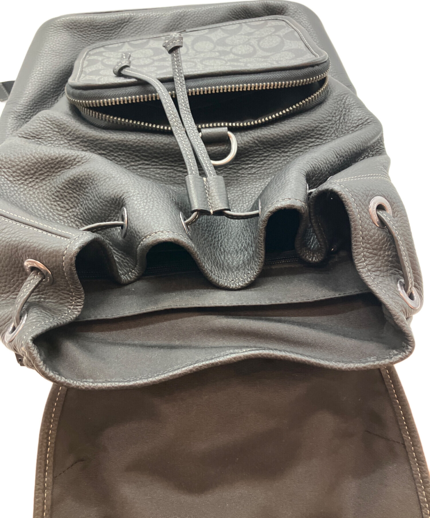 中古・古着通販】COACH (コーチ) バックパック ブラック｜ブランド