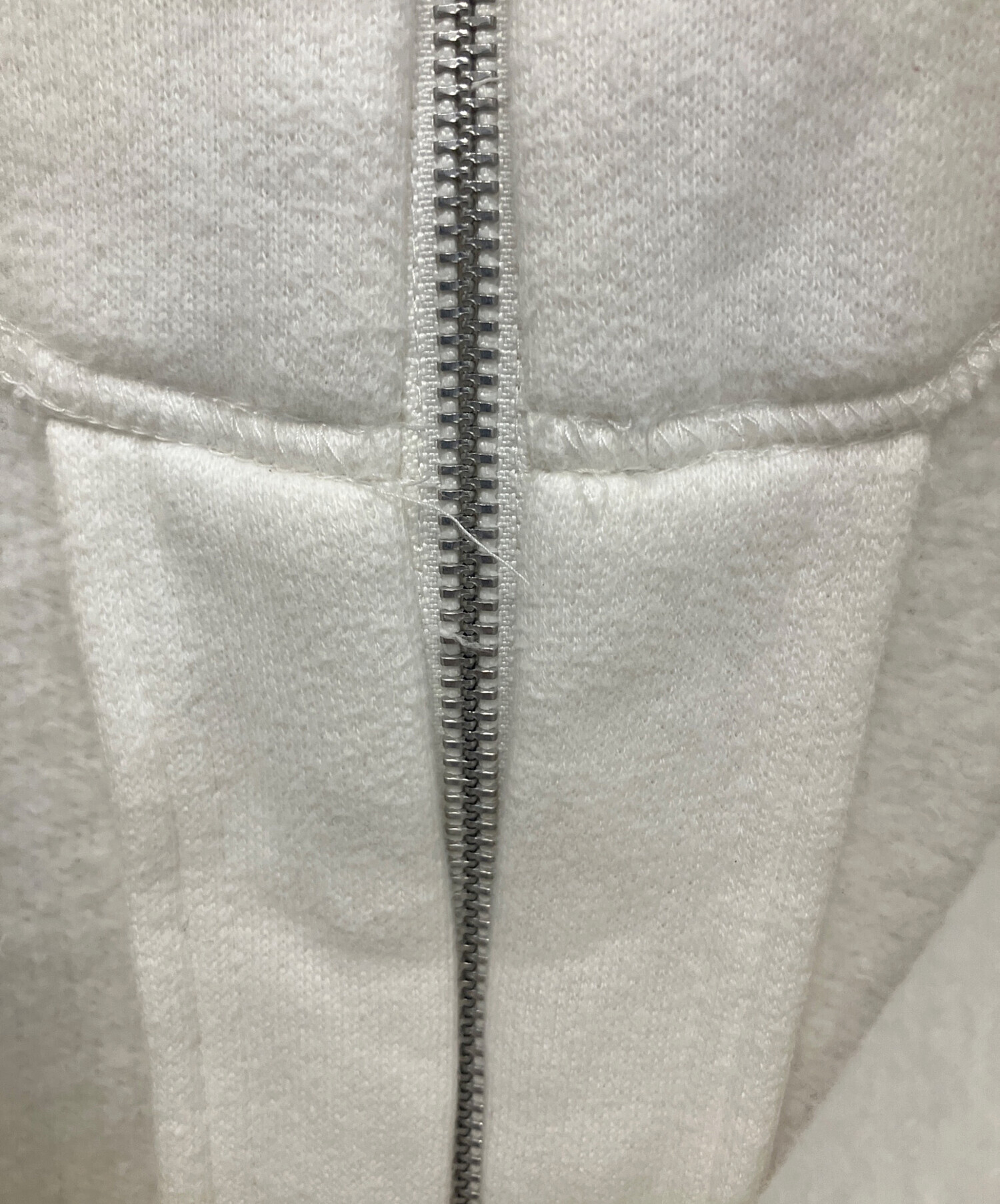 中古・古着通販】Y's (ワイズ) ジップパーカー ホワイト サイズ:2