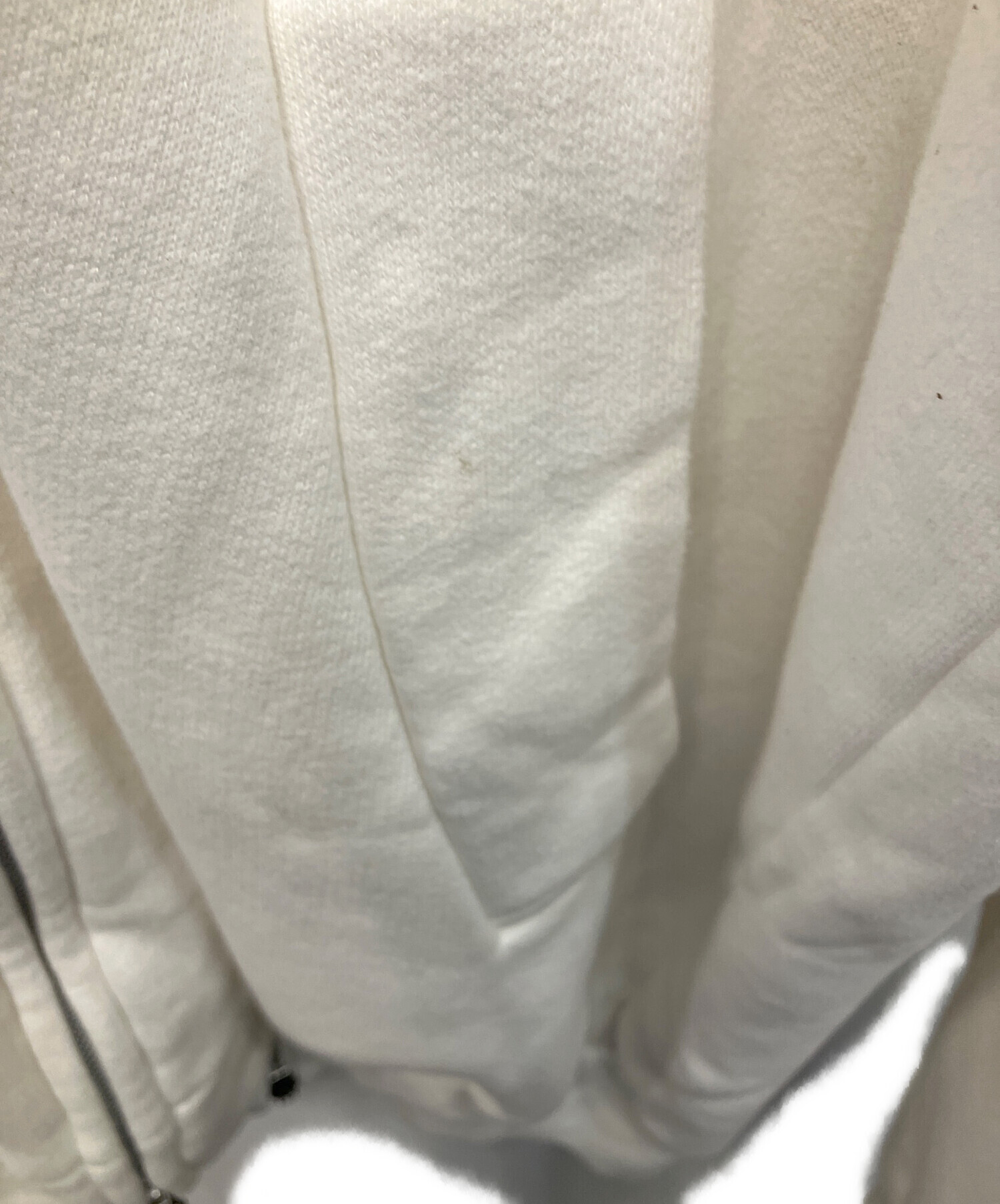 中古・古着通販】Y's (ワイズ) ジップパーカー ホワイト サイズ:2