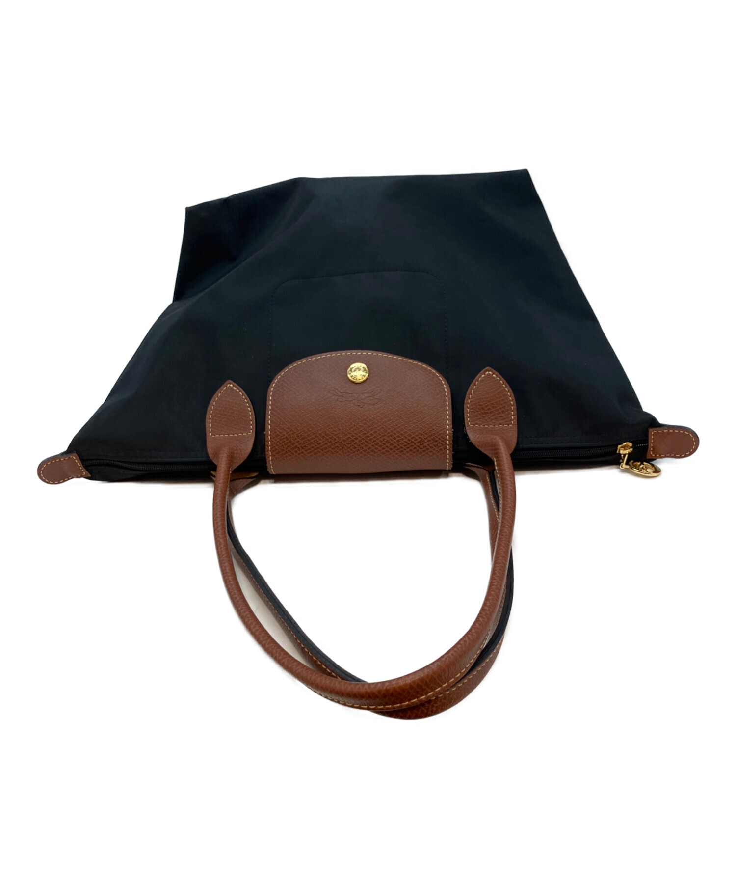 ロンシャンバック新品未使用タグ付き 中古・古着通販】LONGCHAMP (ロンシャン) トートバッグ ブラック