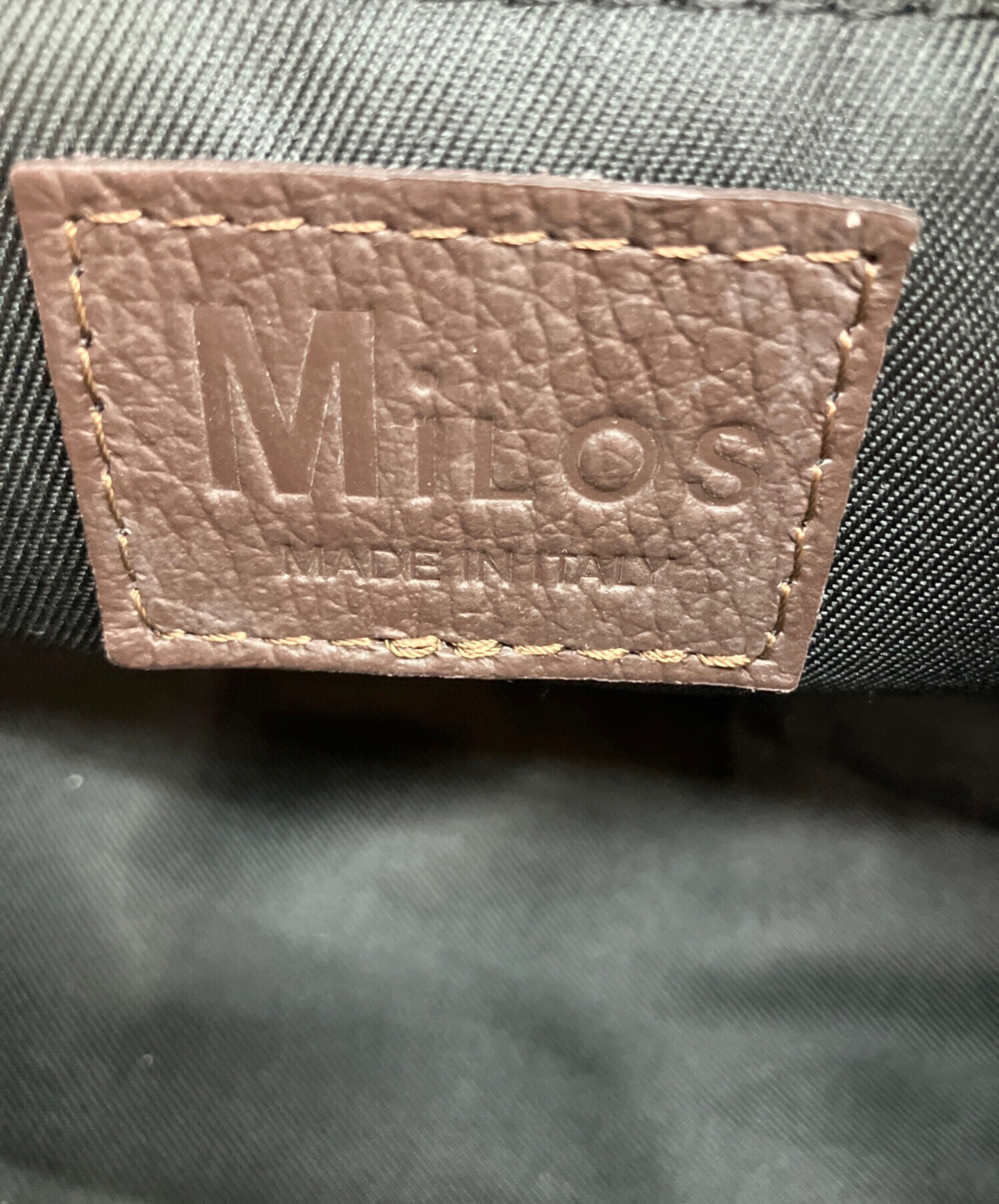 中古・古着通販】Milos (ミロス) ワンショルダーバッグ ブラウン 