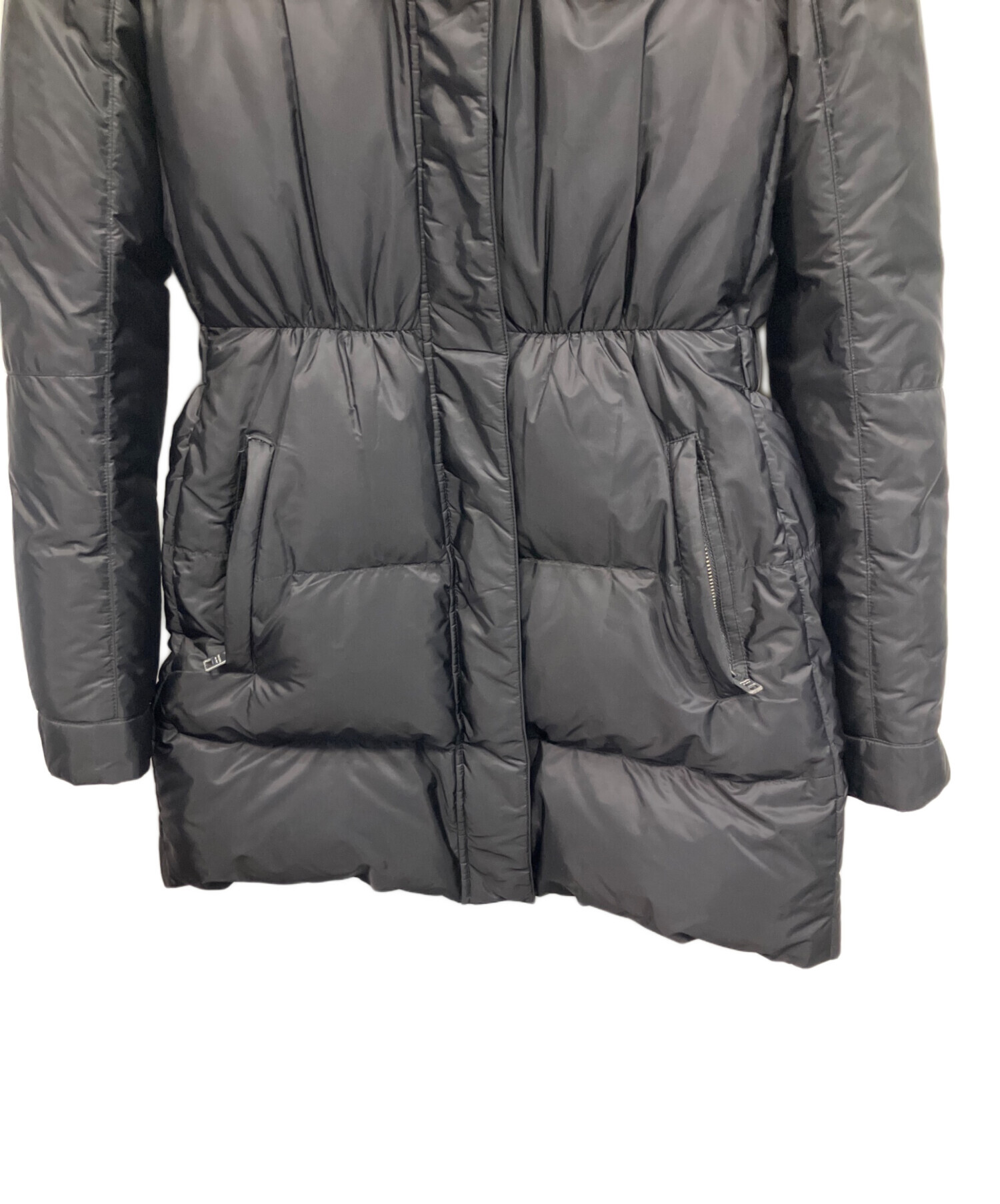 中古・古着通販】PRADA (プラダ) ダウンコート ブラック サイズ:40S 