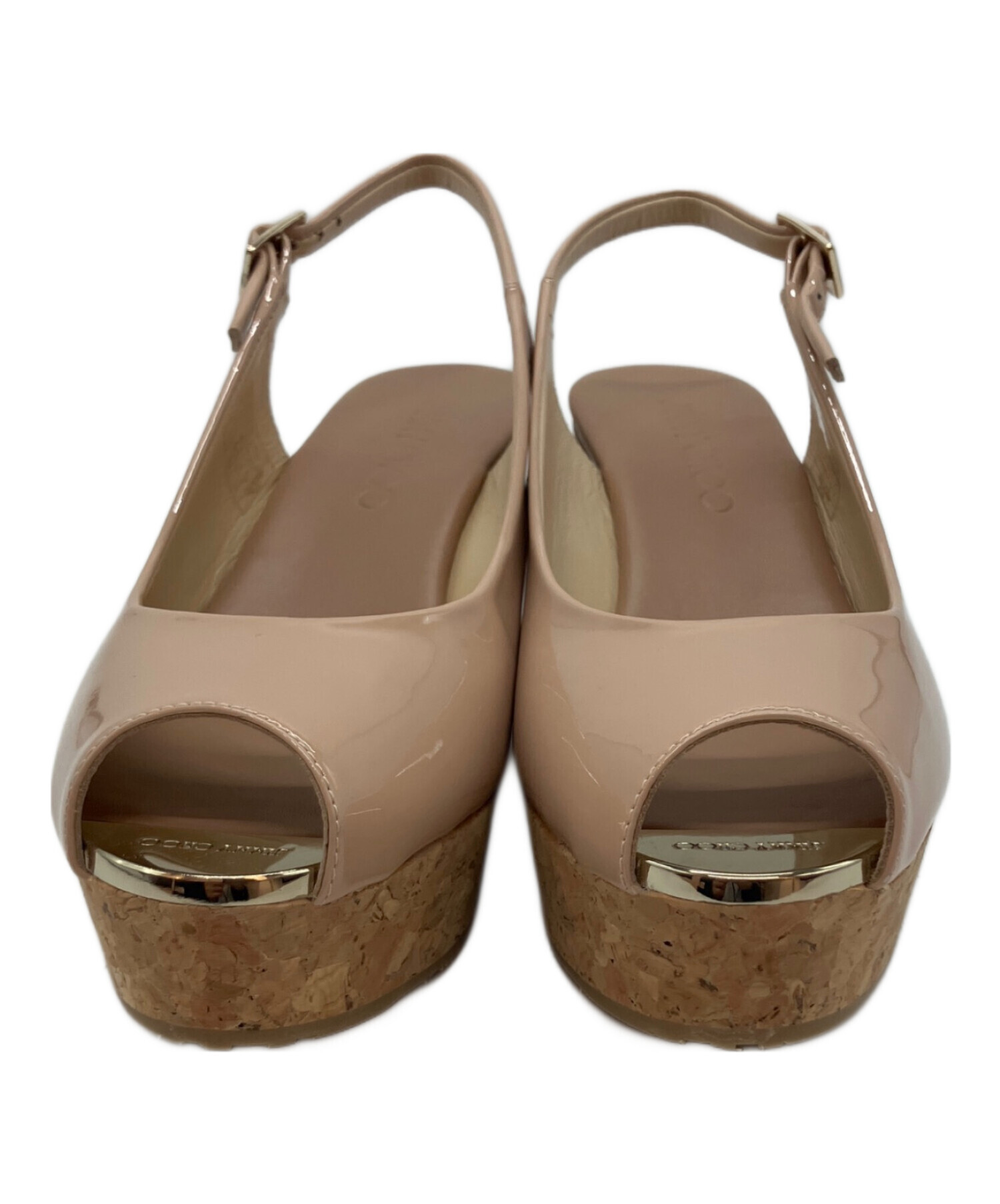中古・古着通販】JIMMY CHOO (ジミーチュウ) ウェッジソールサンダル