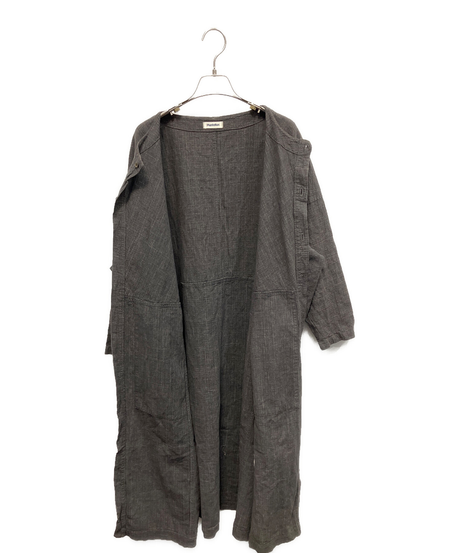 プランテーション Plantation シャツワンピース 中古・古着通販】plantation (プランテーション) シャツワンピース