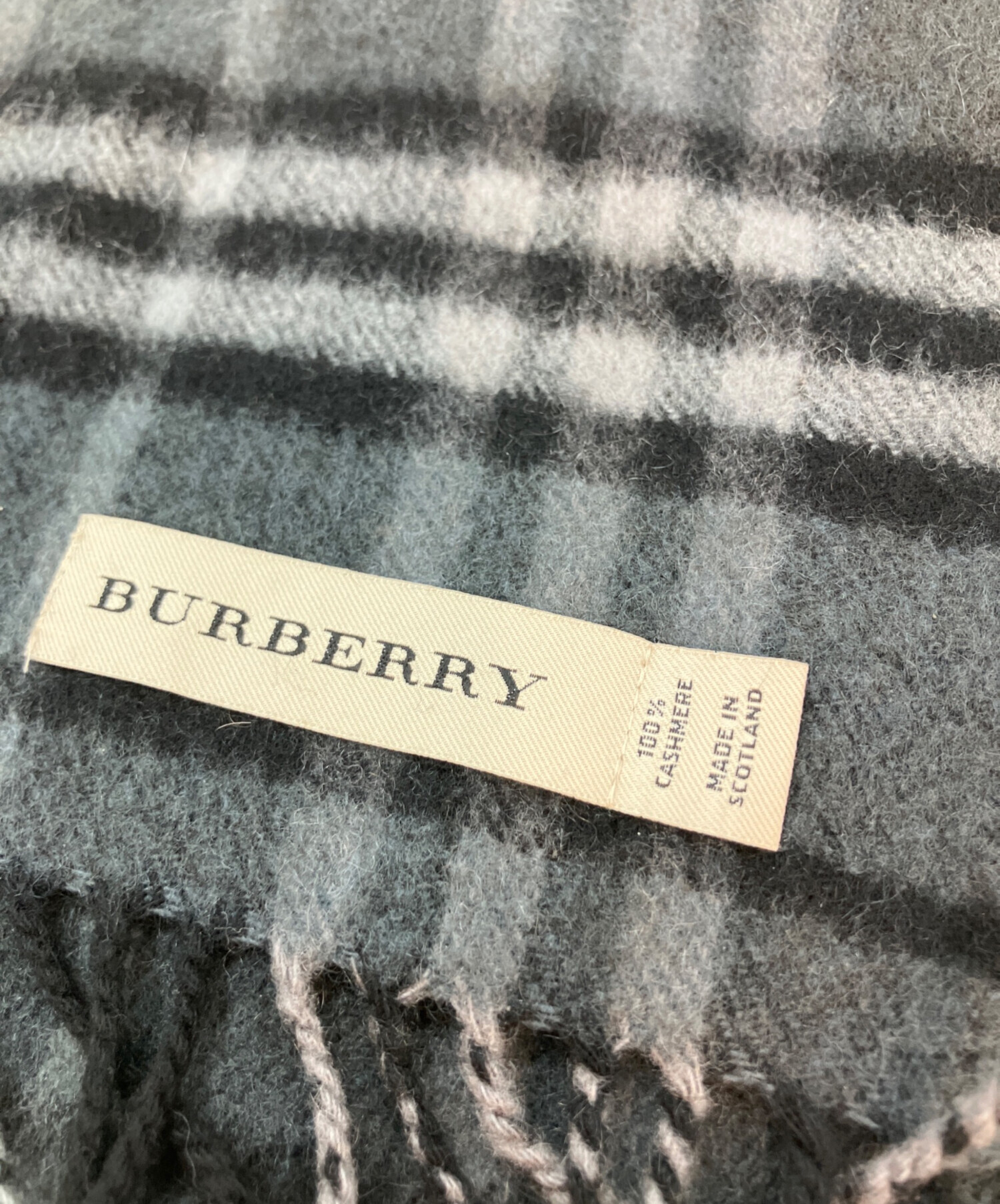 中古・古着通販】BURBERRY (バーバリー) カシミヤマフラー｜ブランド