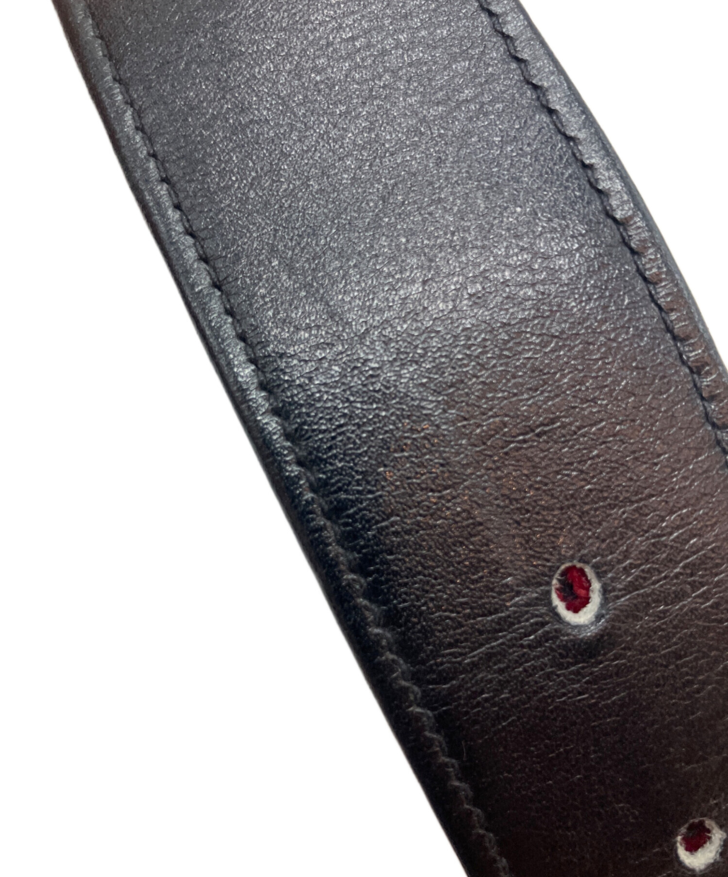 中古・古着通販】GUCCI (グッチ) レザーベルト ブラック｜ブランド