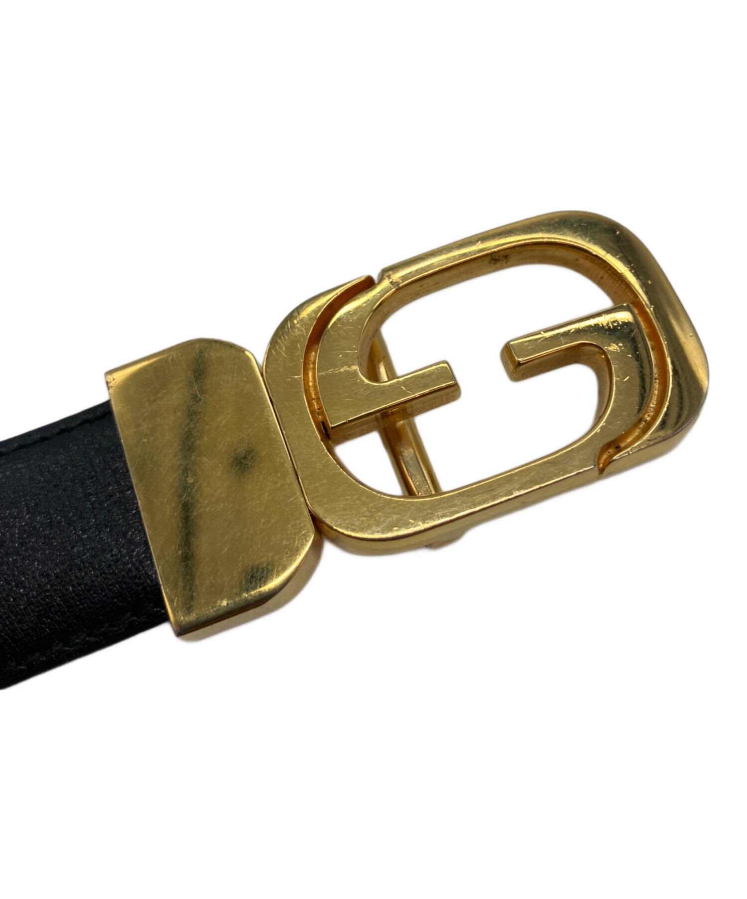 中古・古着通販】GUCCI (グッチ) レザーベルト ブラック｜ブランド
