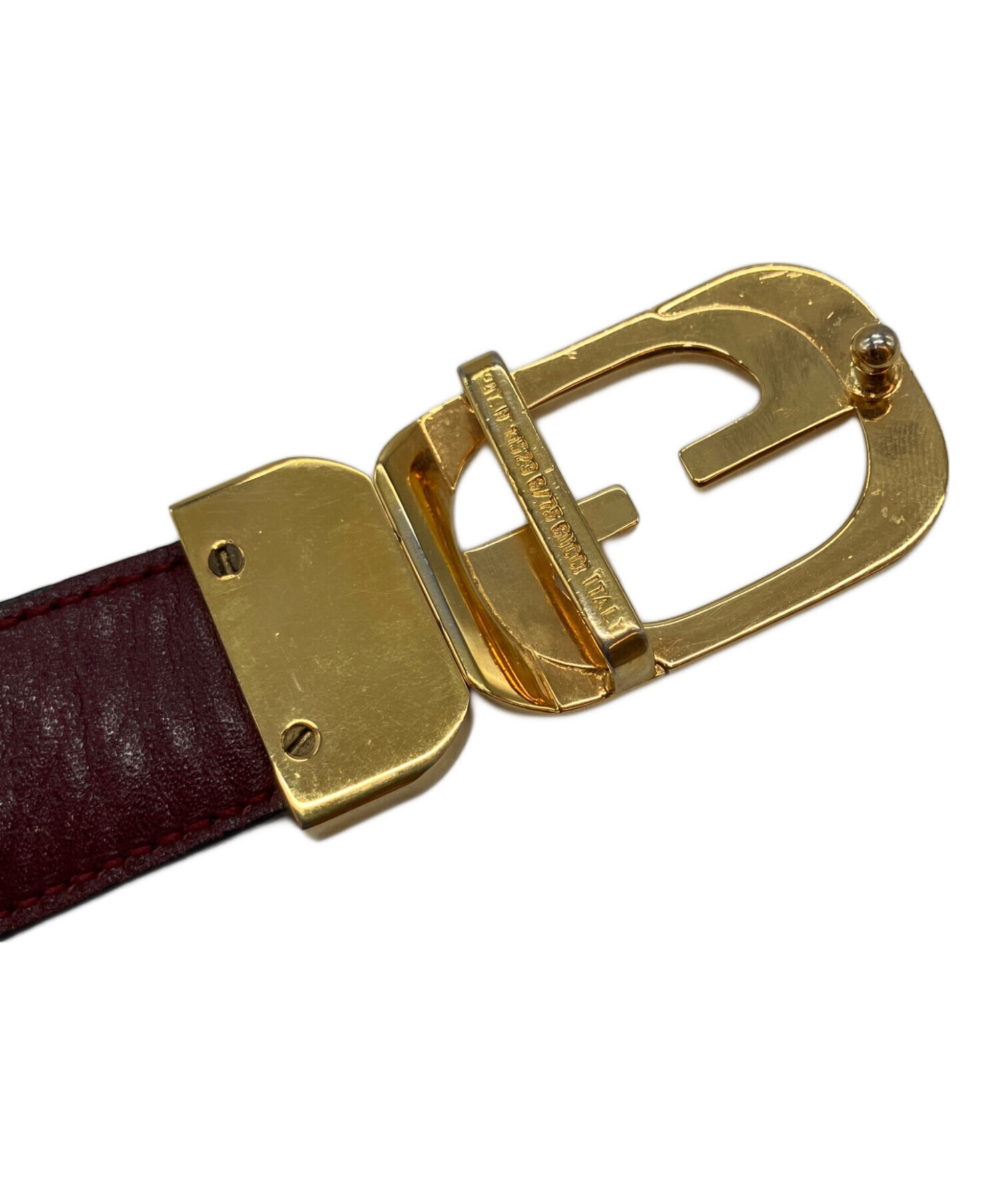 中古・古着通販】GUCCI (グッチ) レザーベルト ブラック｜ブランド