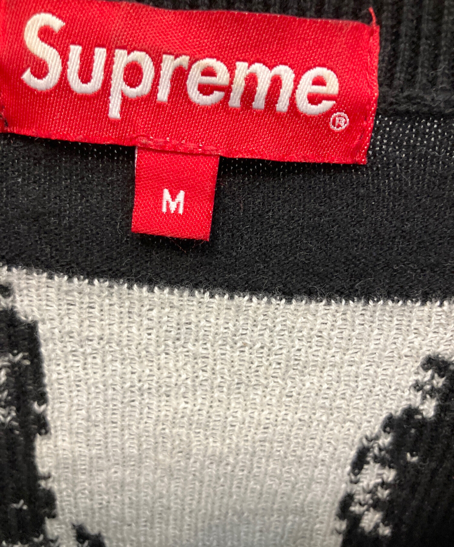 中古・古着通販】SUPREME (シュプリーム) Big Cats Jacquard L/S 厚手