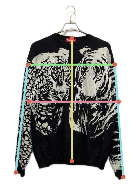 中古・古着通販】SUPREME (シュプリーム) Big Cats Jacquard L/S 厚手