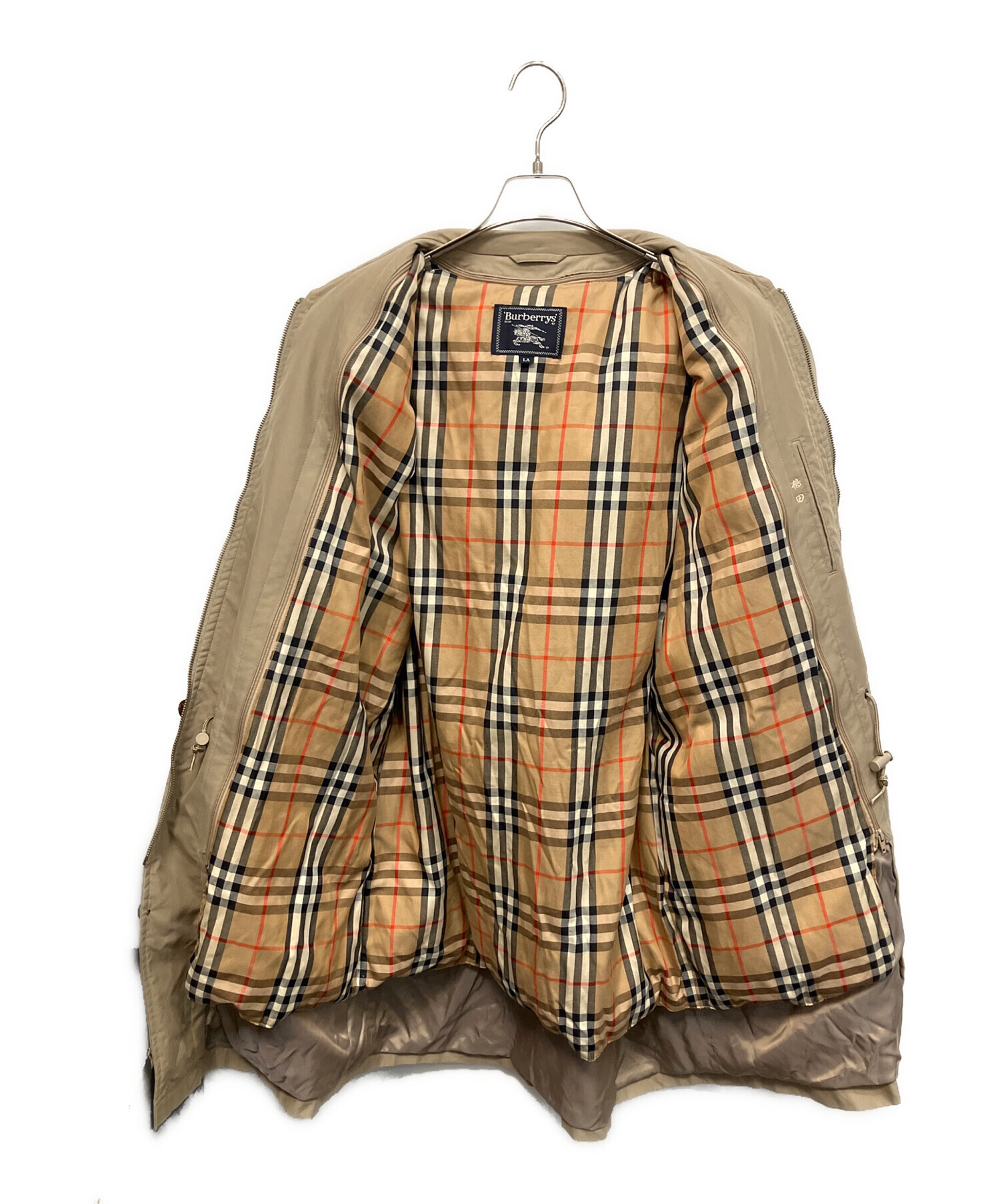 Burberry ベージュ ダウンライナー付きコート　フード着脱 中古・古着通販】Burberry's (バーバリーズ) ダウンライナー付ステン
