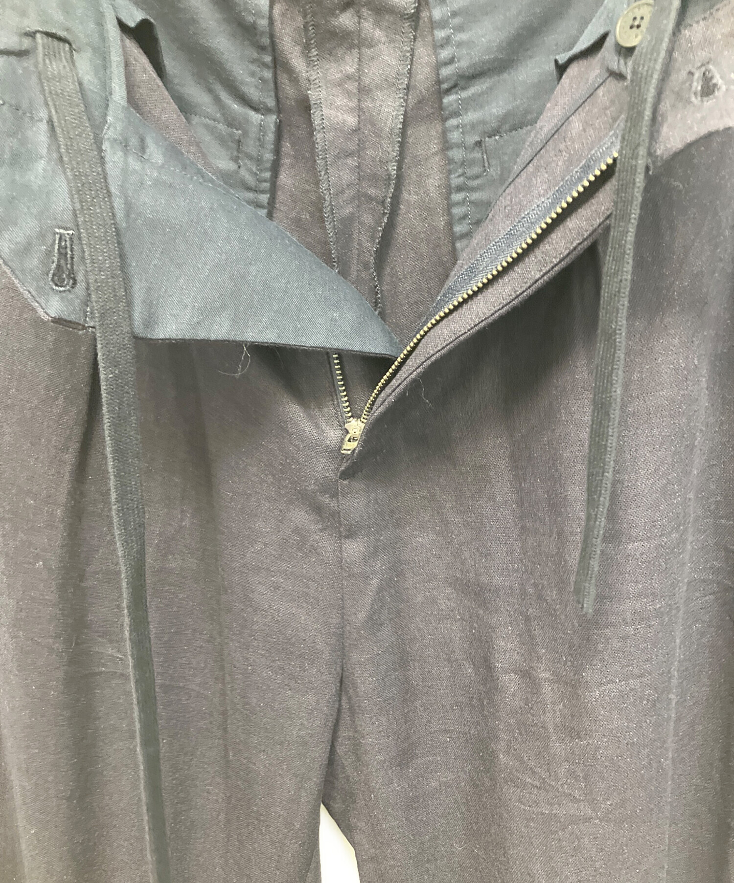 中古・古着通販】NAUTICA (ノーティカ) 90s リネン混パンツ ネイビー