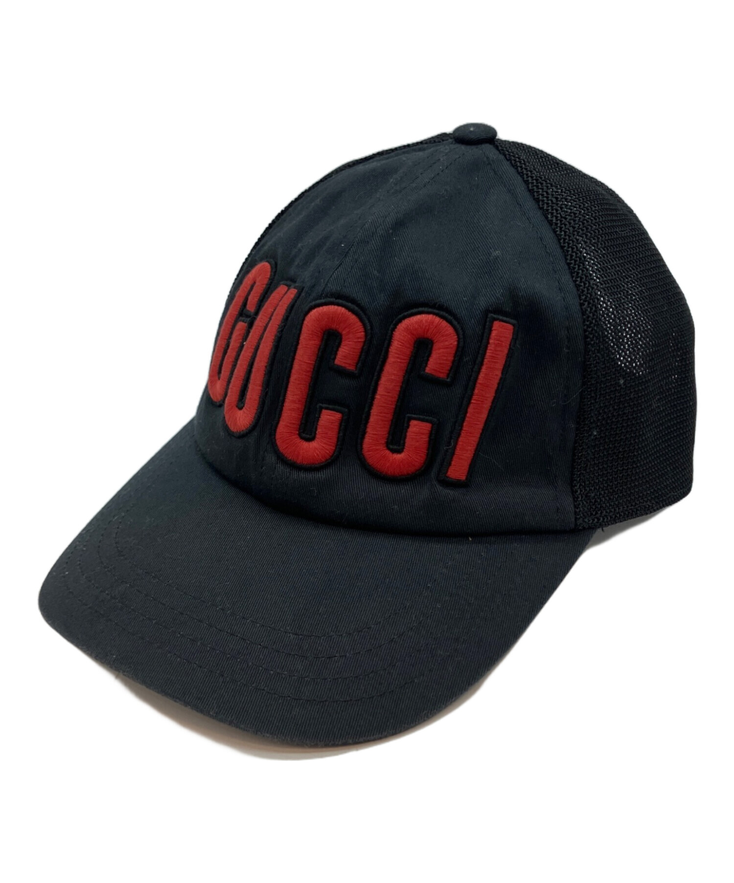 中古・古着通販】GUCCI (グッチ) ベースボールキャップ ブラック
